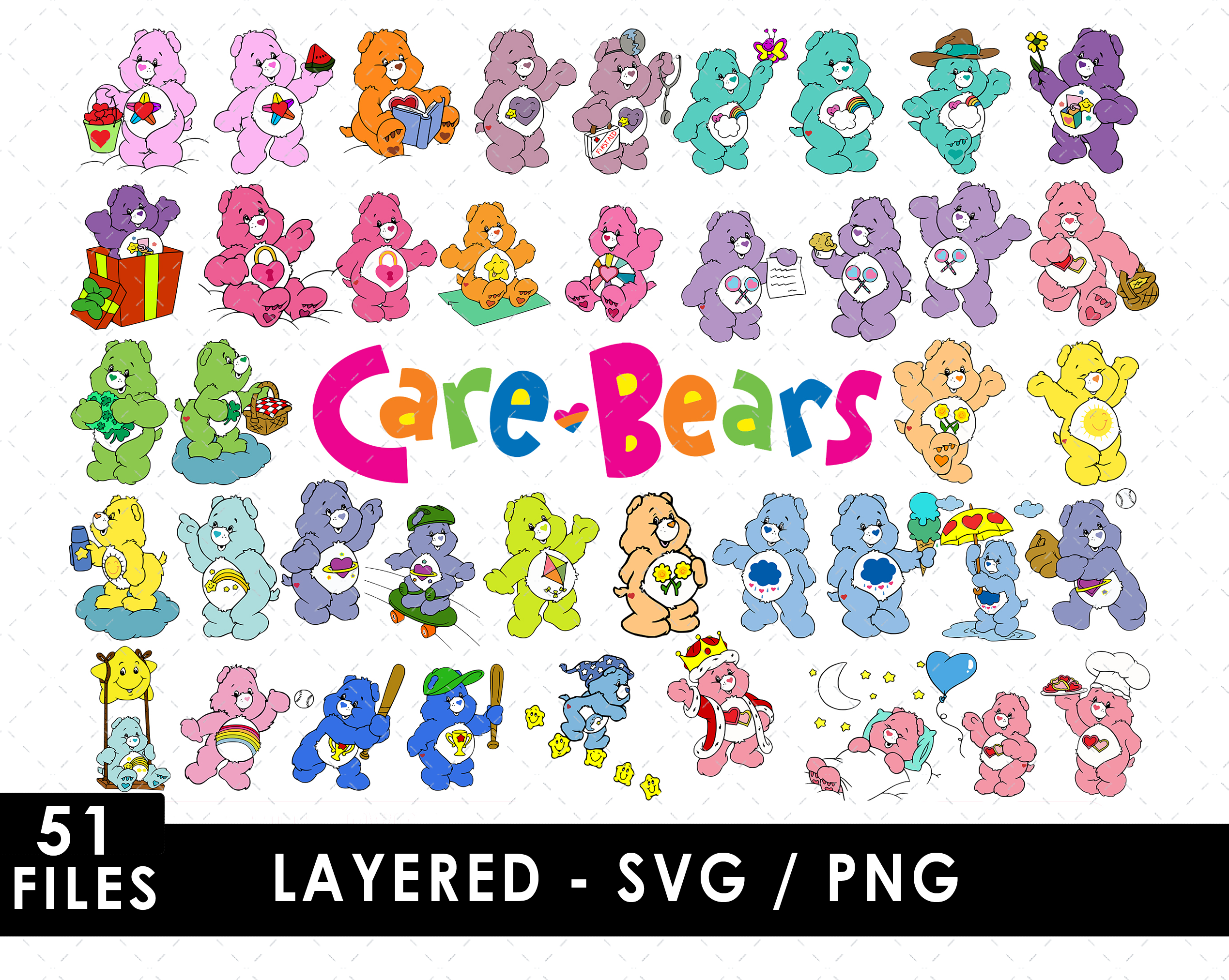 Care Bears Clipart Inspire Uplift