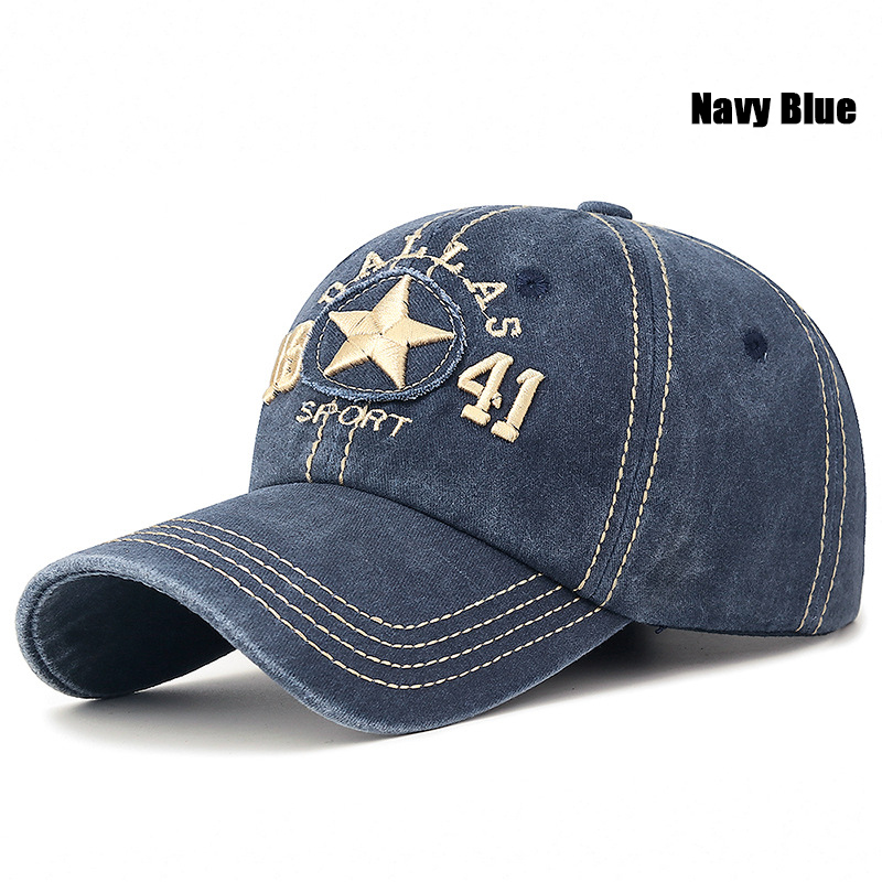3D Embroidered Baseball Cap Sun Hat Breathable Adjustable Sports Hat Sunshine 3D Embroidered Denim Dad Hat | Summer Beach Cap  main image 4