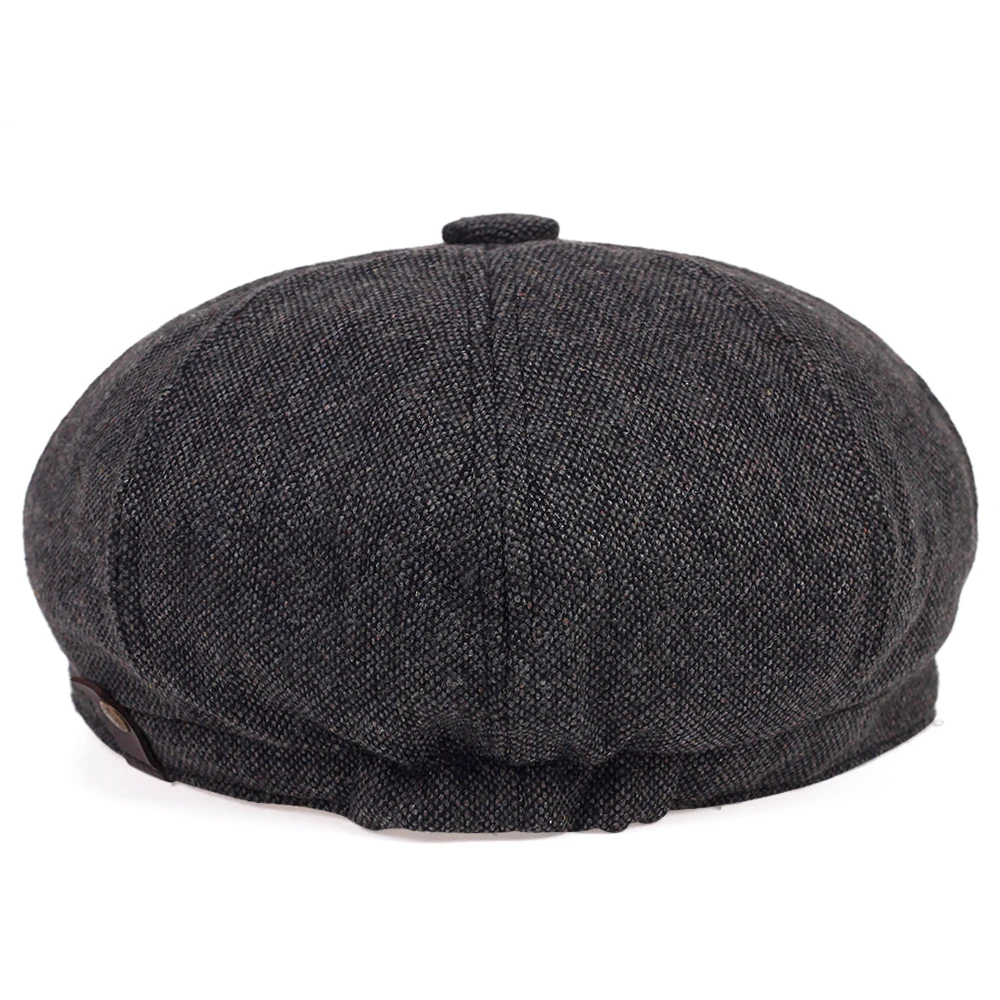 Men Retro Newsboy Hat Peaky Octagonal Beret Cap | Inspire Uplift