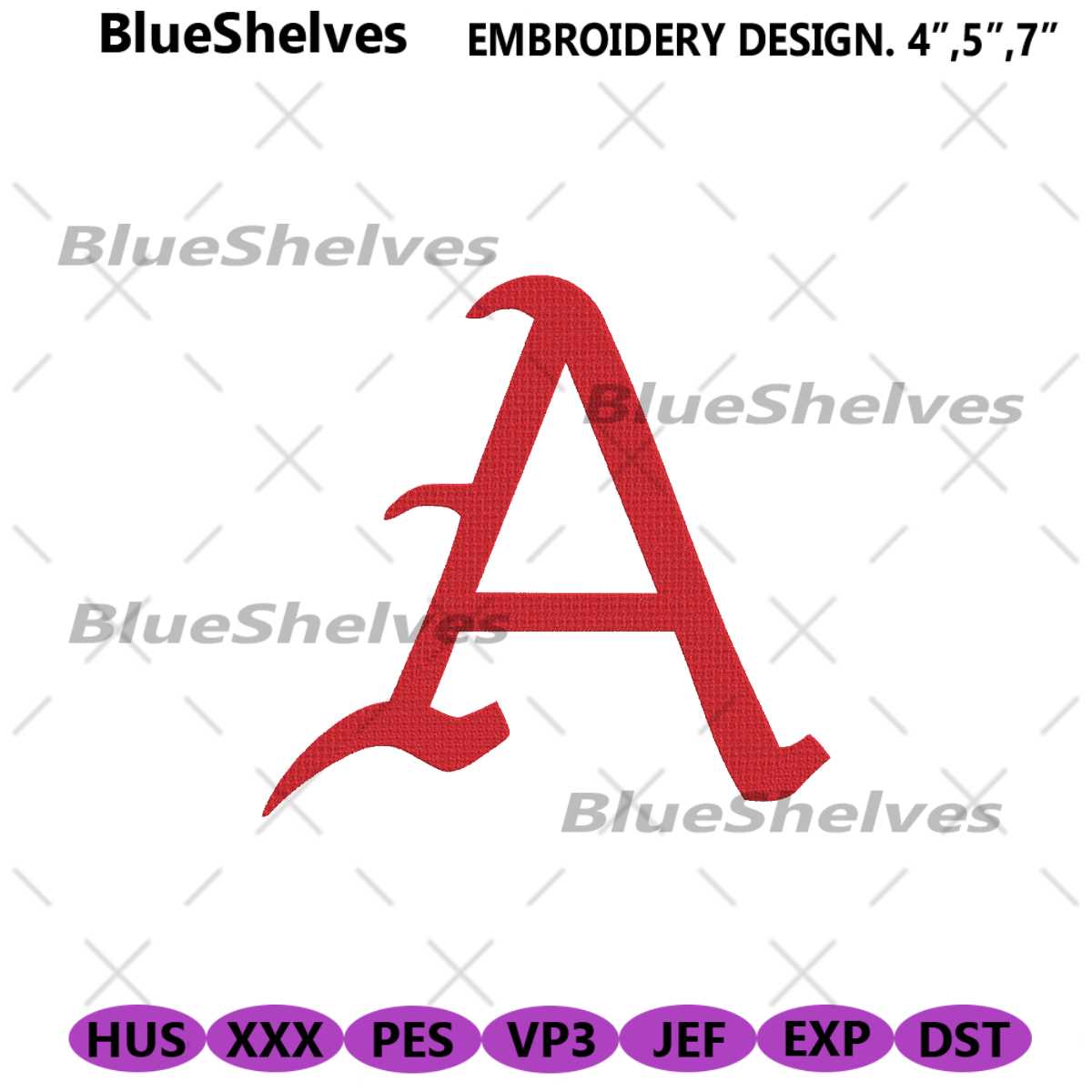 Arkansas Razorbacks Wordmark Logo Machine Embroidery, Arkans | Inspire ...