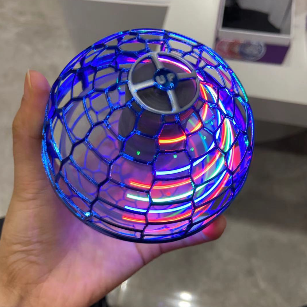 360° Rotating RGB Light Flying Spinner Ball Inspire Uplift