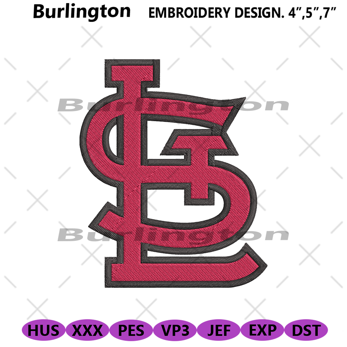 St Louis Symbol Logo Machine Embroidery, St Louis Logo Embro | Inspire ...
