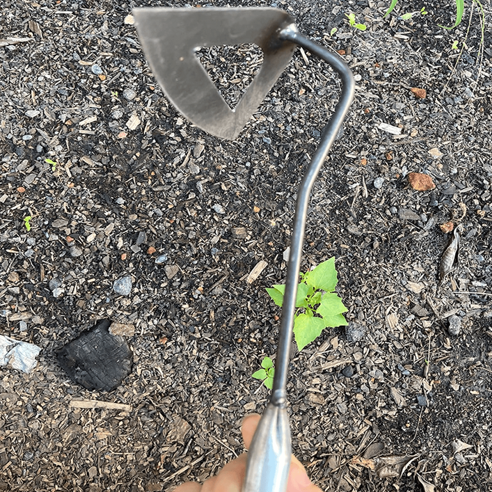 MultiUse Steel Hollow Hoe For Gardening Inspire Uplift