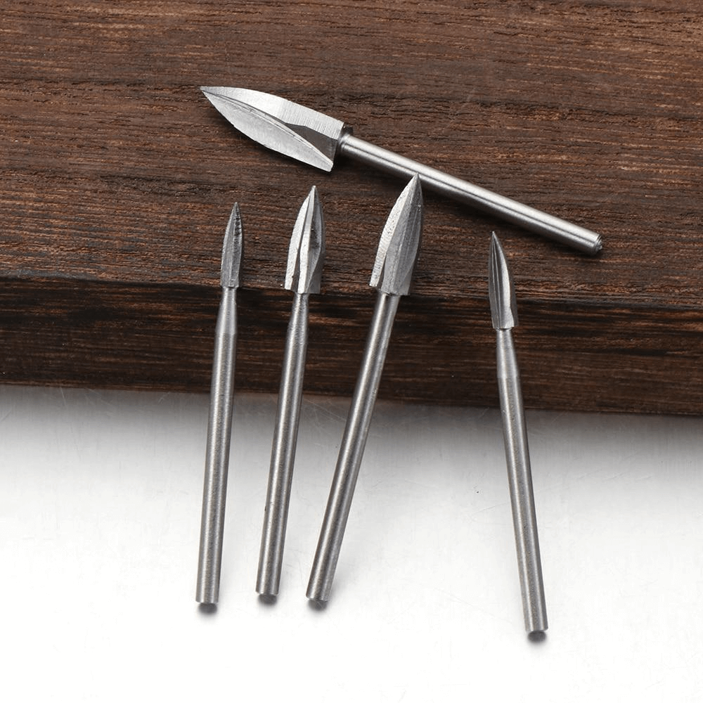 5 Pcs Wood Carving & Engraving Drill Bits Inspire Uplift