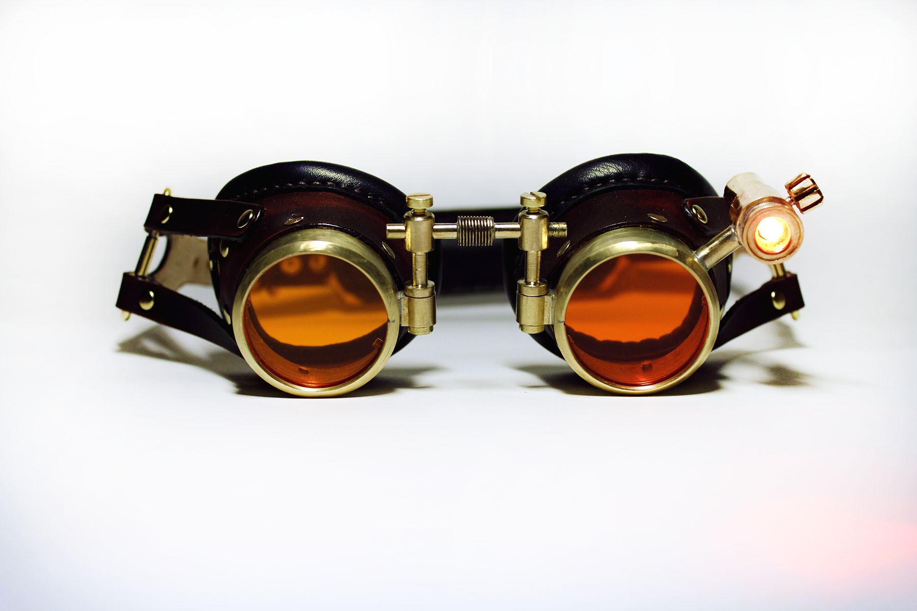 Steampunk goggles Fiery