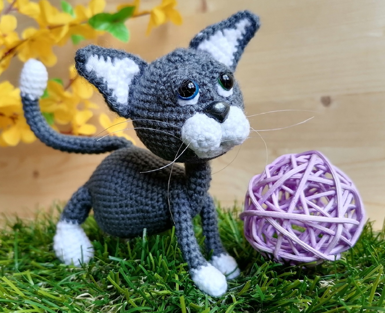 Crochet pattern Kitten (cat) digital pattern PDF Inspire Uplift