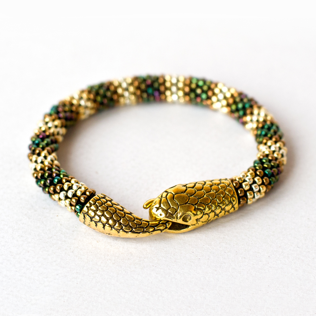 Snake bracelet for women, Ouroboros bracelet, Serpent jewelr Inspire