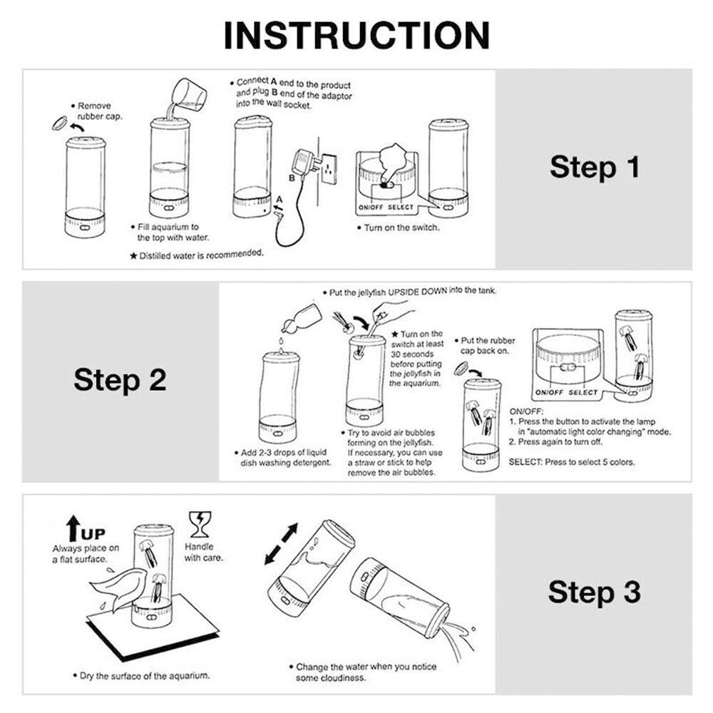 2 Realistic Jellyfish Colorful Lava Lamp Inspire Uplift