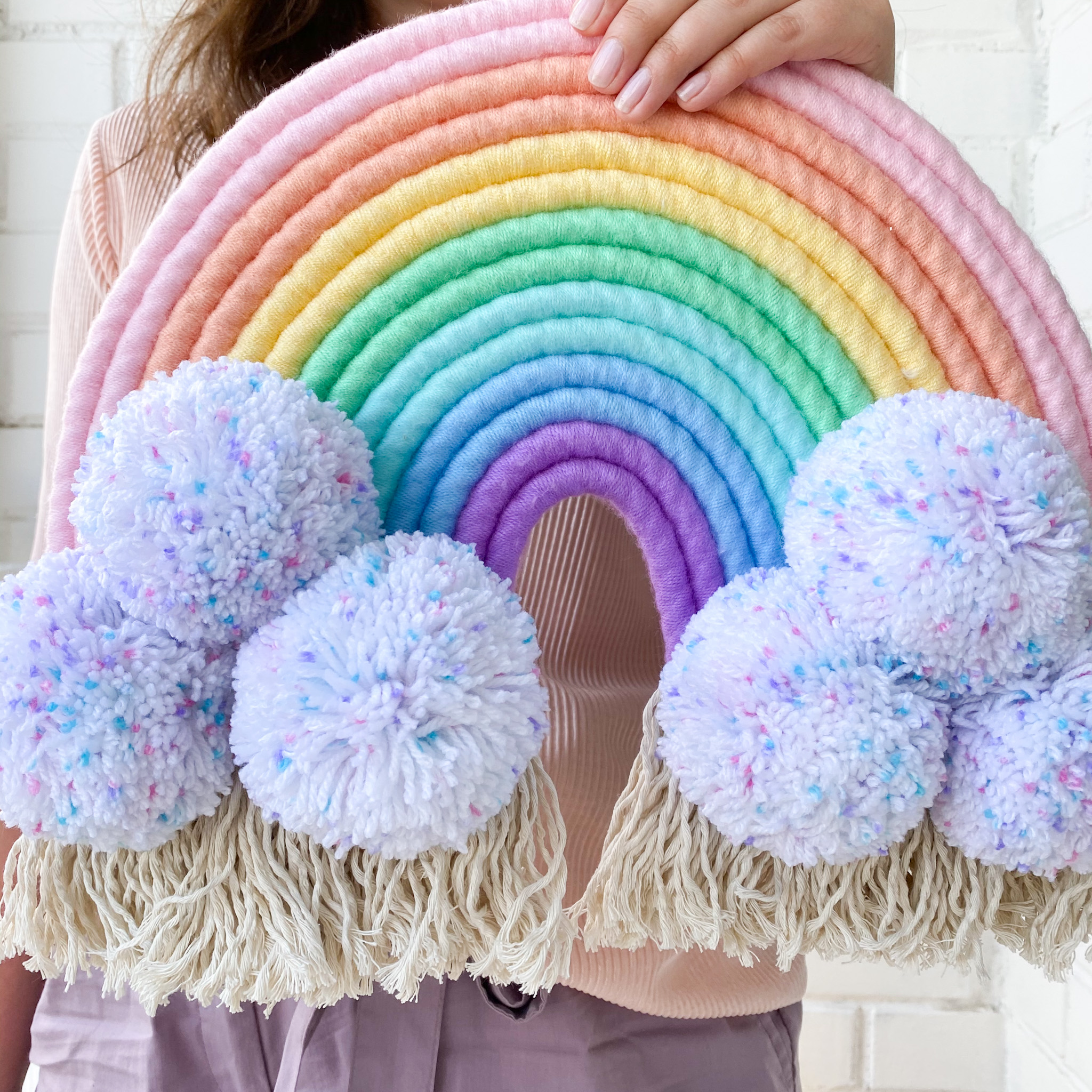 Large Pastel Rainbow, Kawaii Wall Decor, Pastel Party favors Inspire Uplift