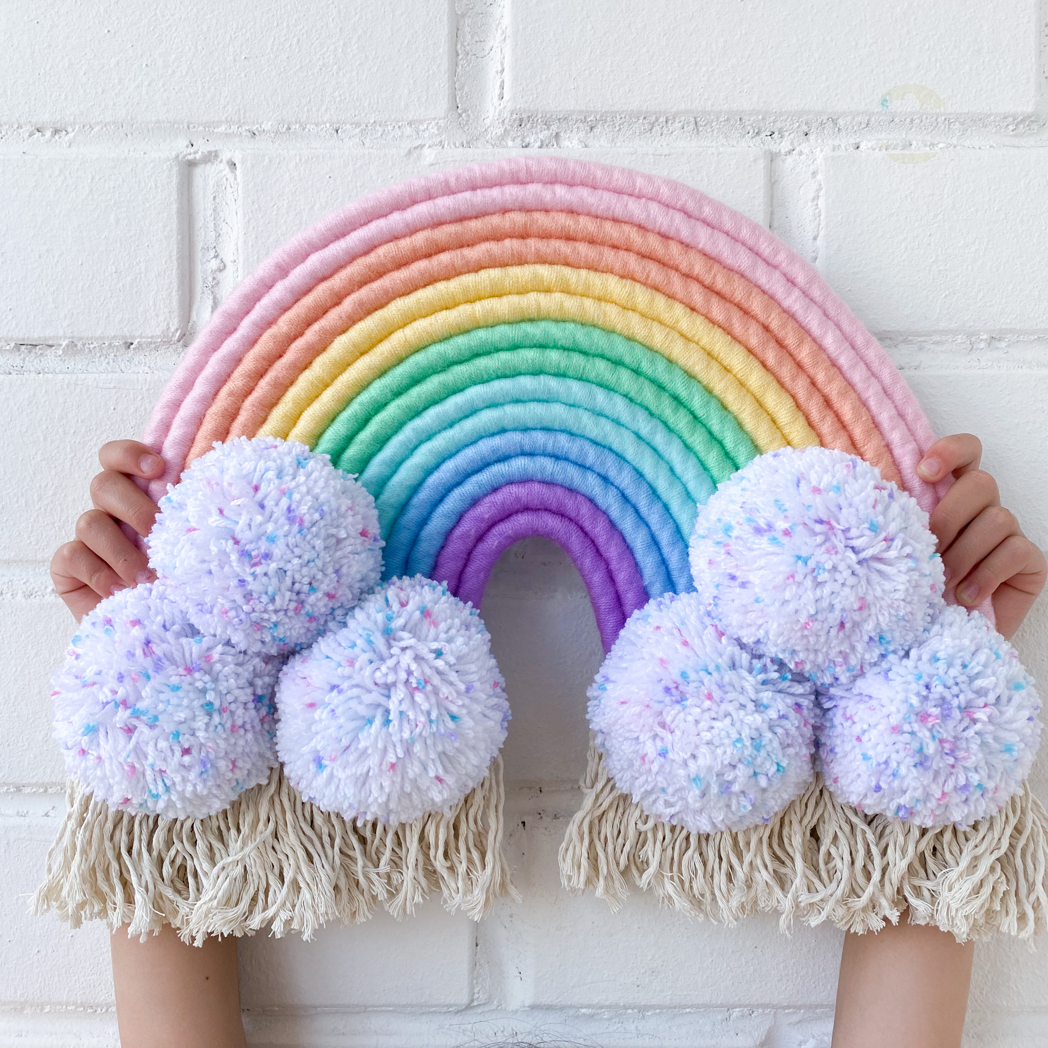 Large Pastel Rainbow, Kawaii Wall Decor, Pastel Party favors Inspire Uplift