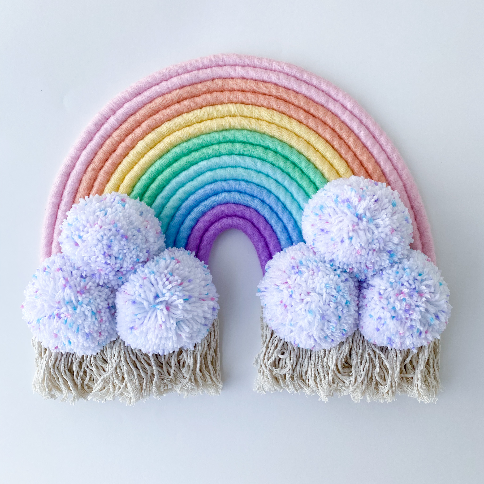 Large Pastel Rainbow, Kawaii Wall Decor, Pastel Party favors Inspire Uplift