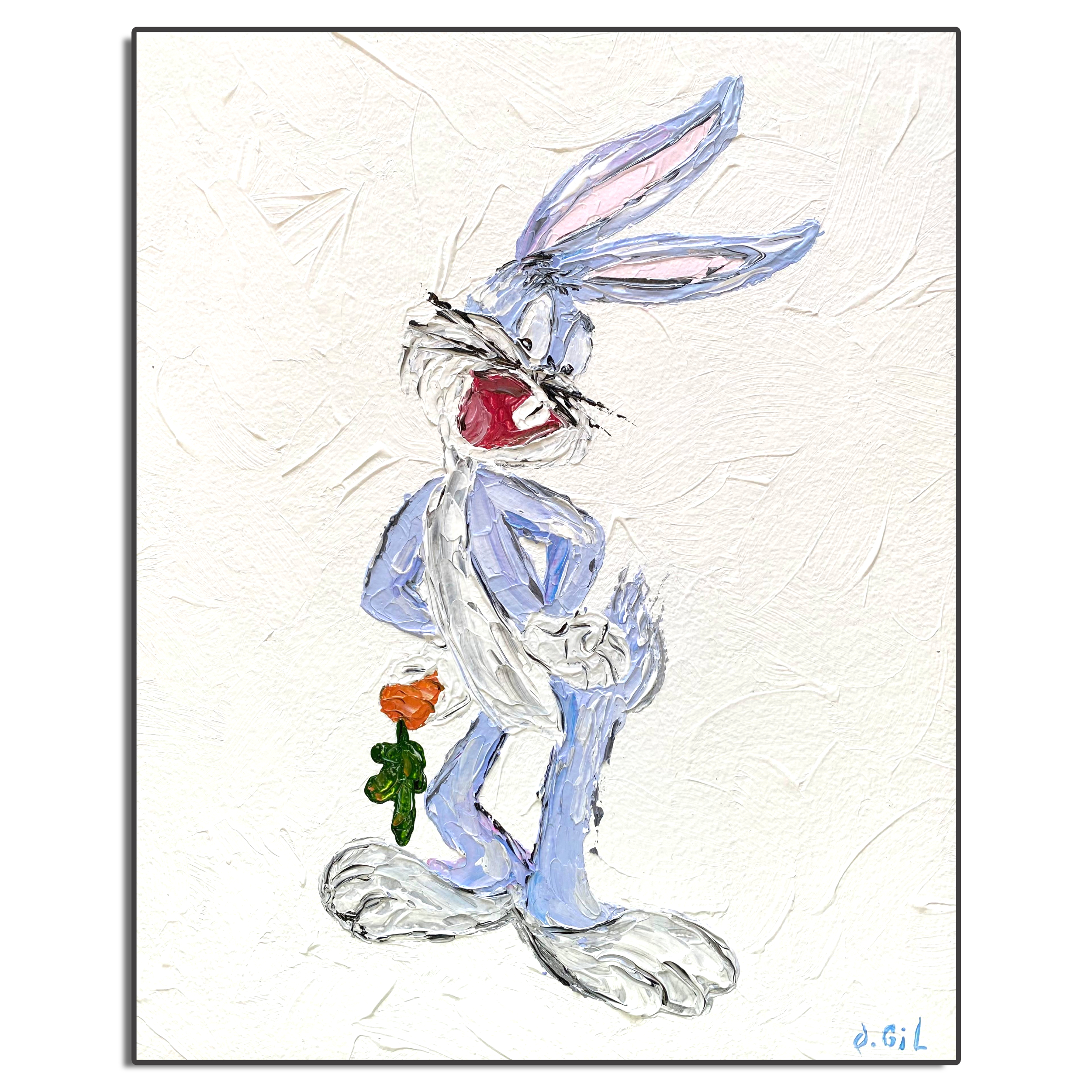 Bugs Bunny Original Wall Art / Bugs Bunny Painting / Bugs Bunny Abstract Painting / Looney Tunes original wall art