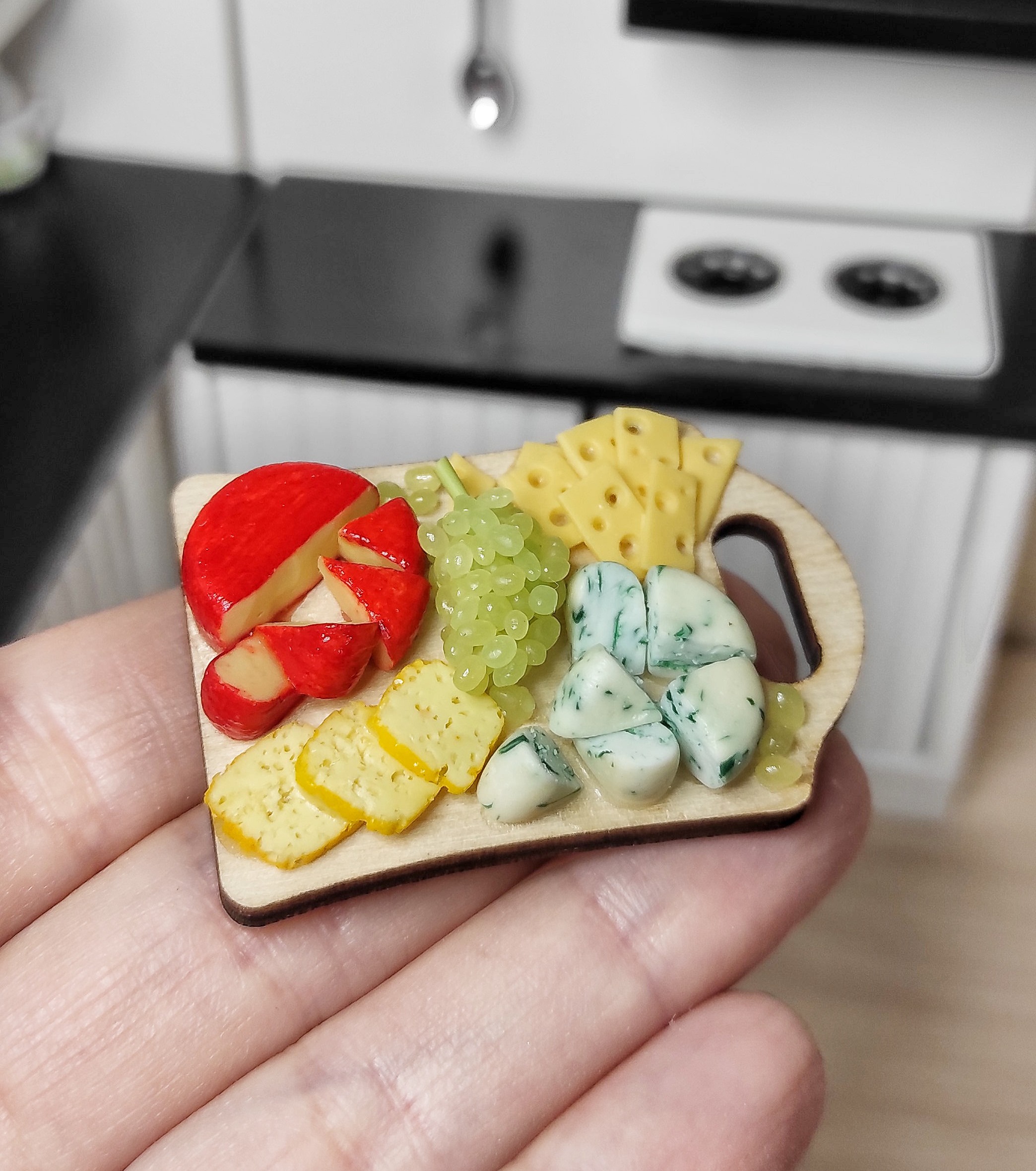 Cheese Board Cheese platter realistic polymer clay chees Inspire Uplift