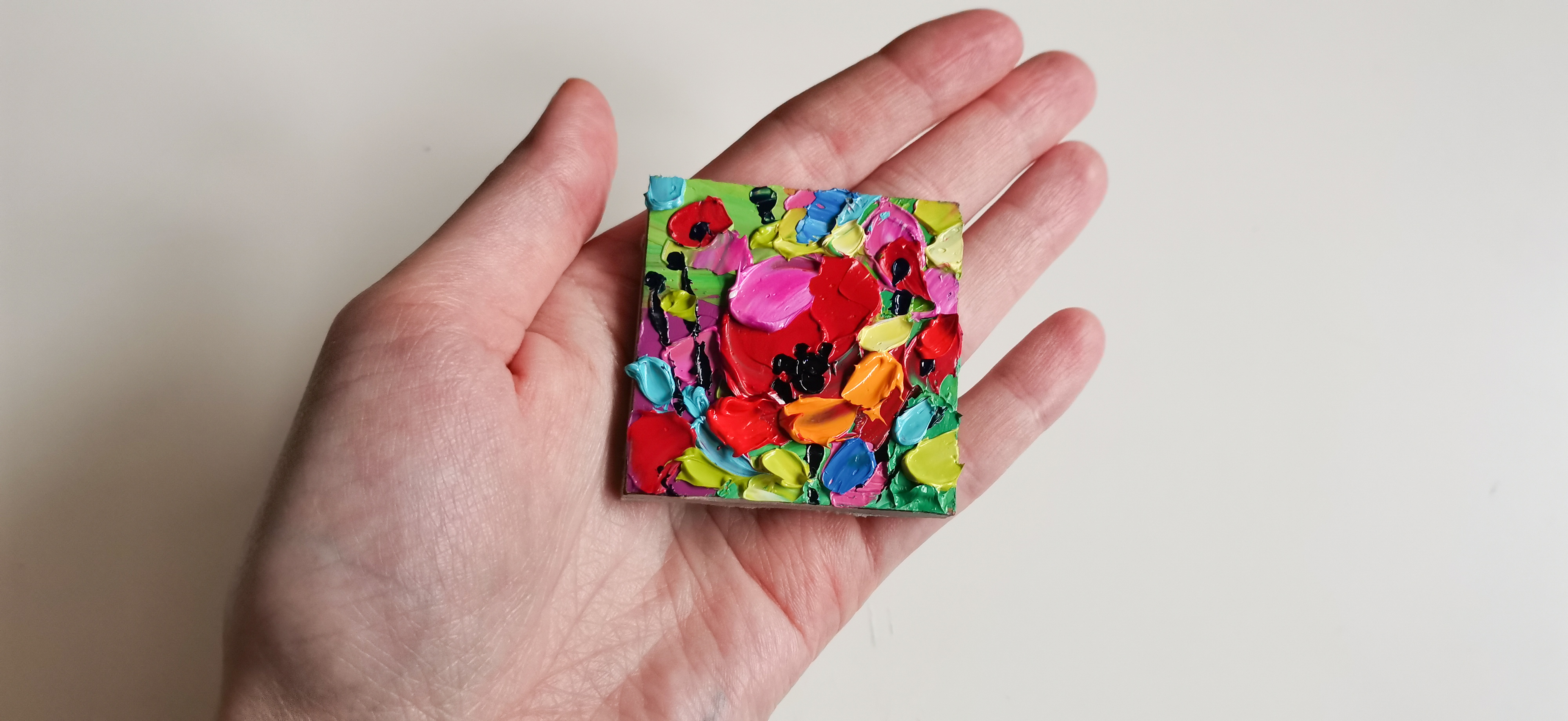 Poppy Painting California Original Art Small Impasto Oil Pai | Inspire ...