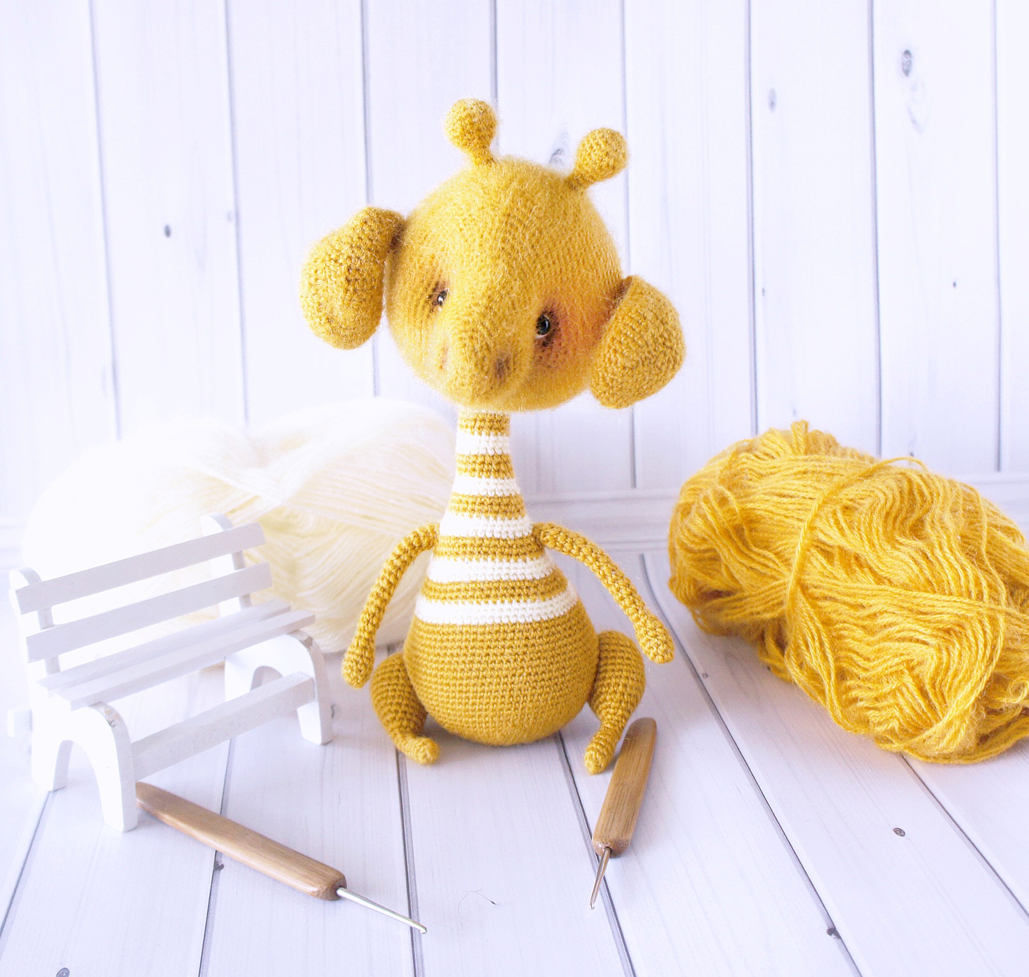 Funny Giraffe toy, Yellow stuffed animal toy, Decorative toy Inspire