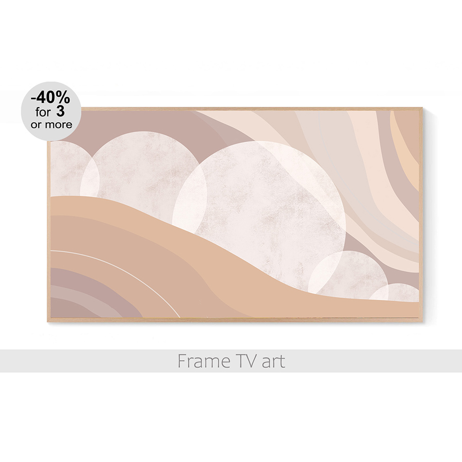 Samsung FrameTv Art abstract, Frame Art Tv Geometric Boho Be Inspire