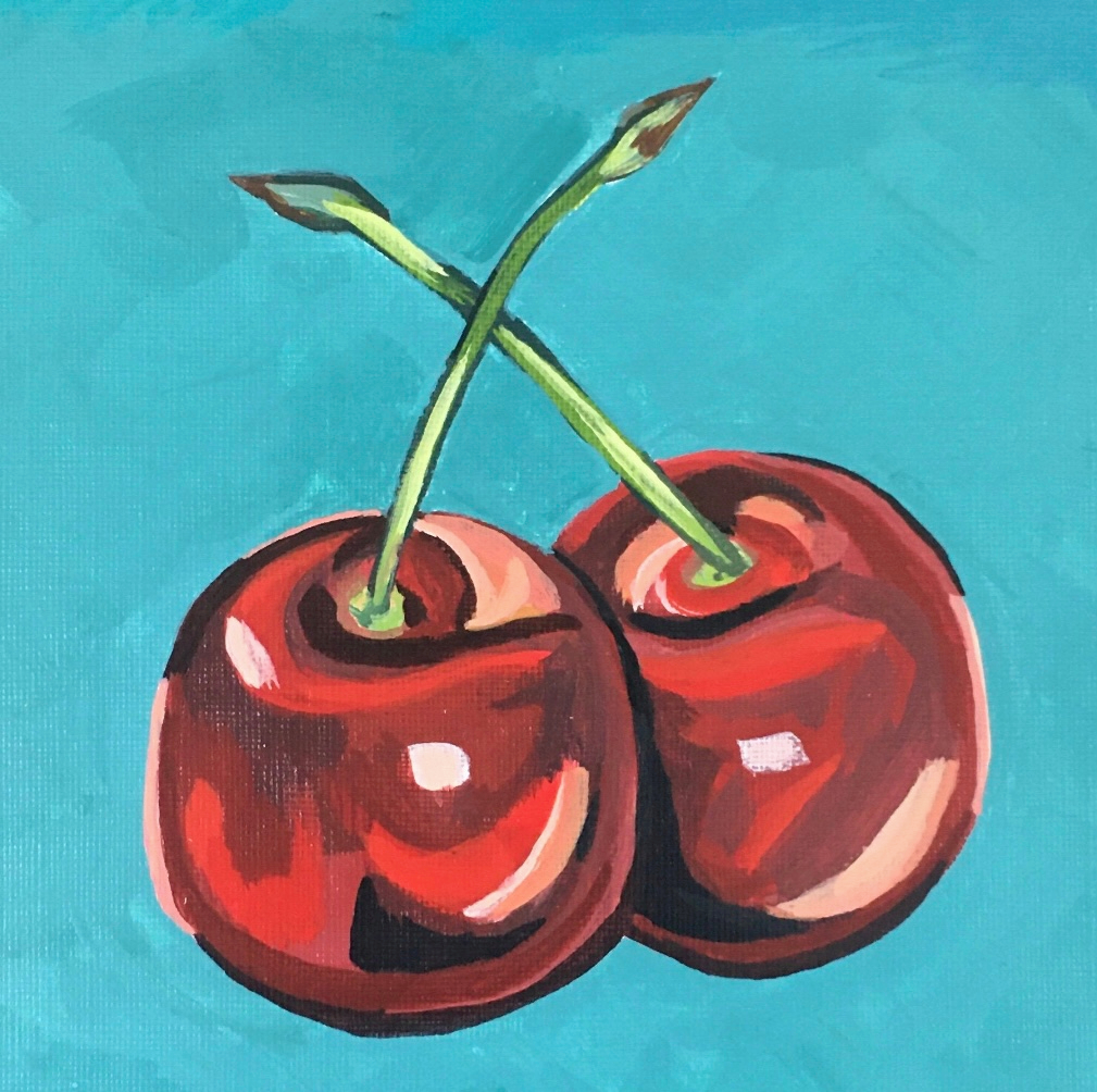 Cherry Original Wall Art / Cherry Original Painting / Cherri Inspire