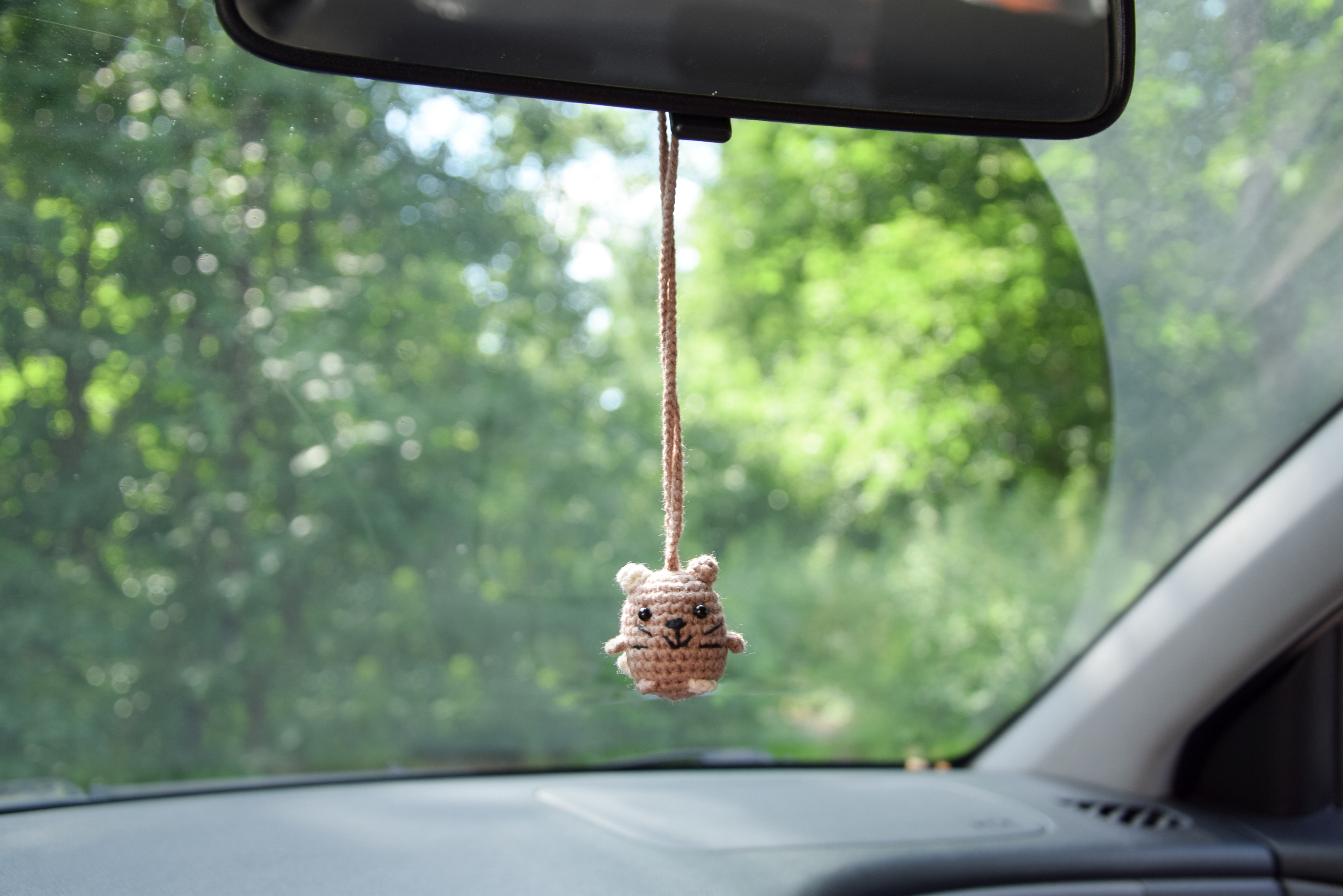 cat car accessories for rear view mirror, kitten lovers gift - Inspire  Uplift