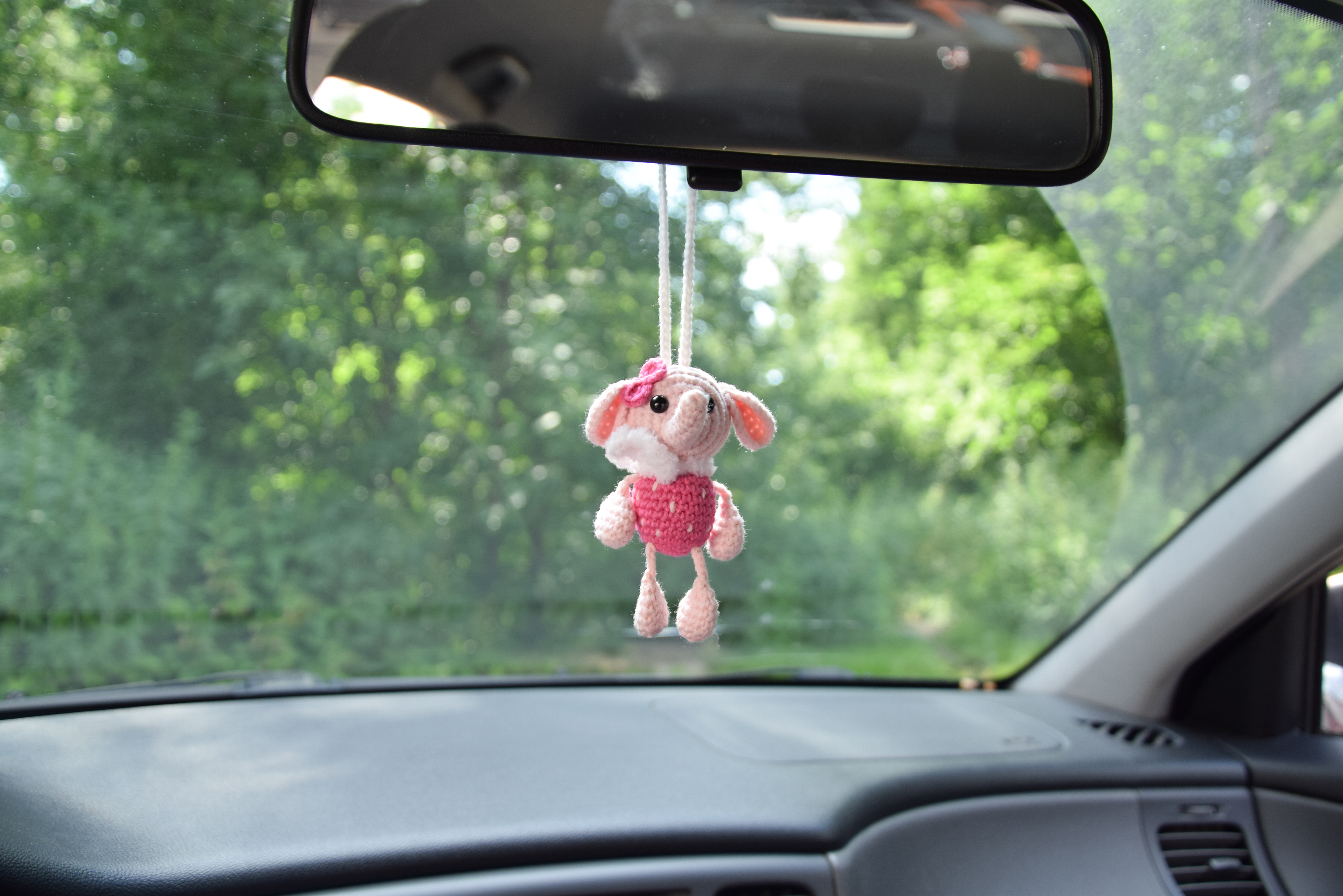 elephant car charm