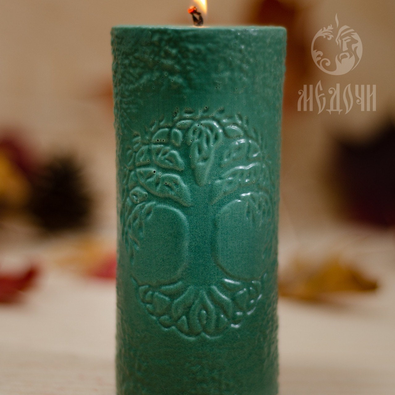 Cylinder mold for candles Tree of life, candles mold, resin Inspire