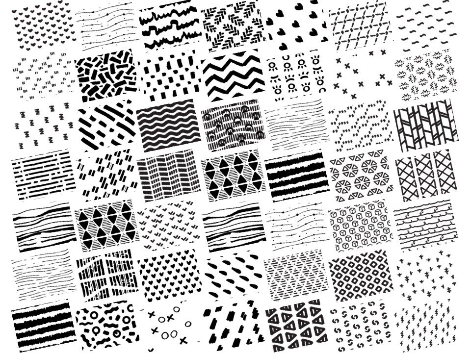 Patterns Procreate Brushes, Procreate brush, Procreate stamp Inspire