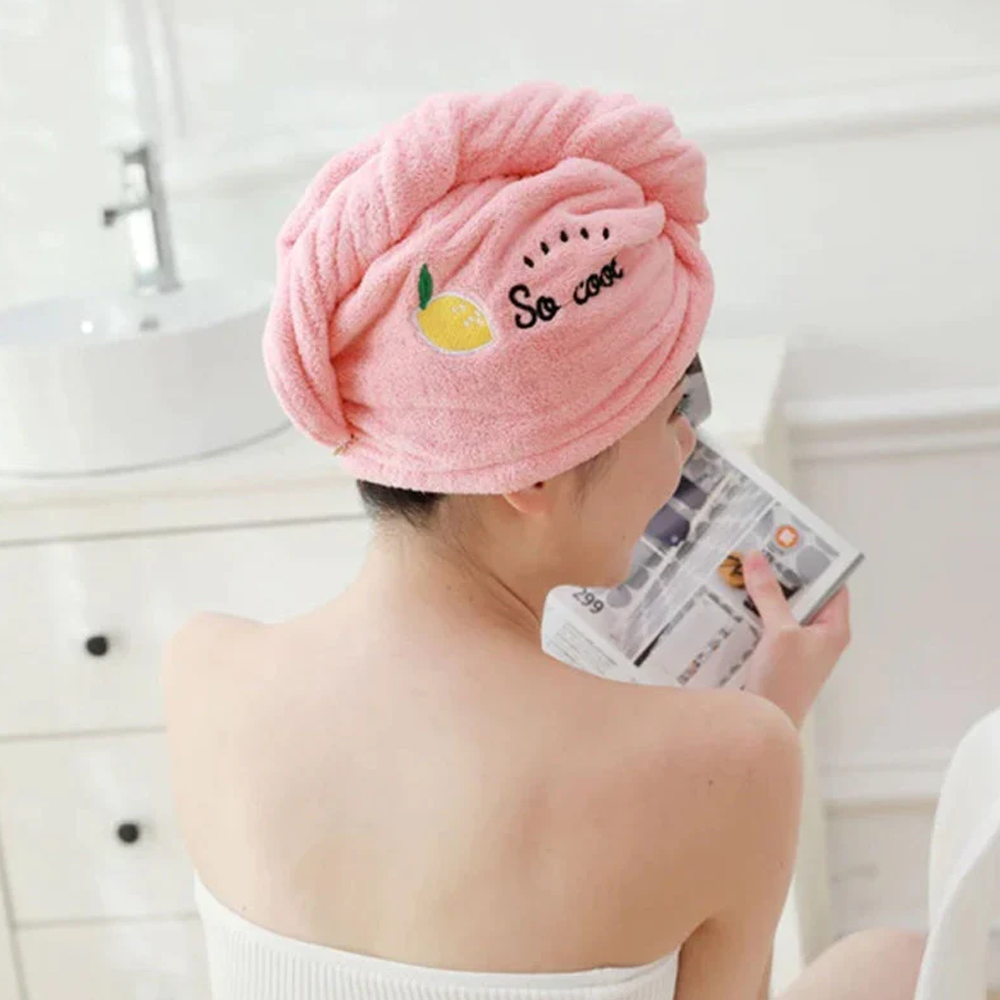 After Shower Use Rapid Hair Drying Towel Inspire Uplift