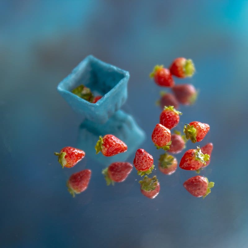 Tutorial Miniature Polymer Clay Strawberry Miniature Food Inspire