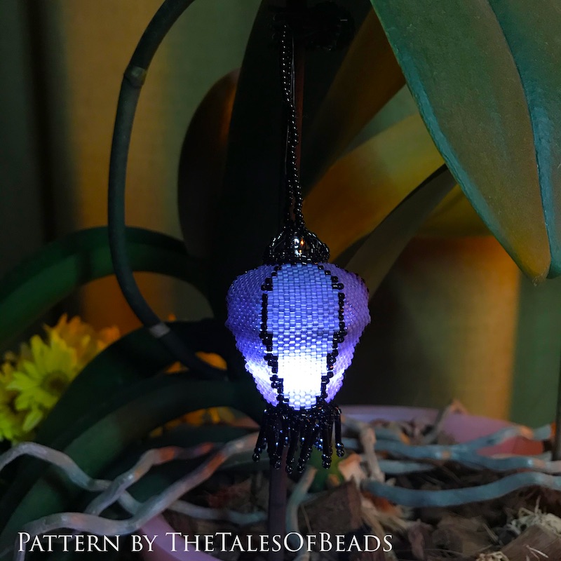 PDF Beaded Lantern Tutorial / Hot Air Balloon Peyote Lantern Inspire