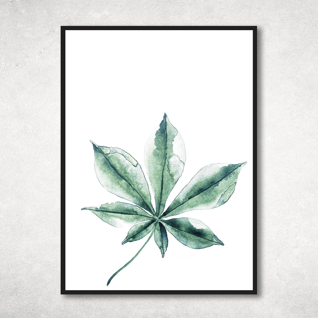 Watercolor Plant, Green Printable Wall Art, botanical water | Inspire ...