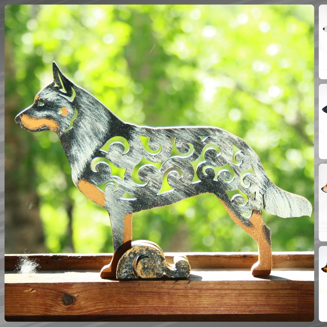 Australian Cattle Dog, Heeler figurine, dog statuette made o Inspire
