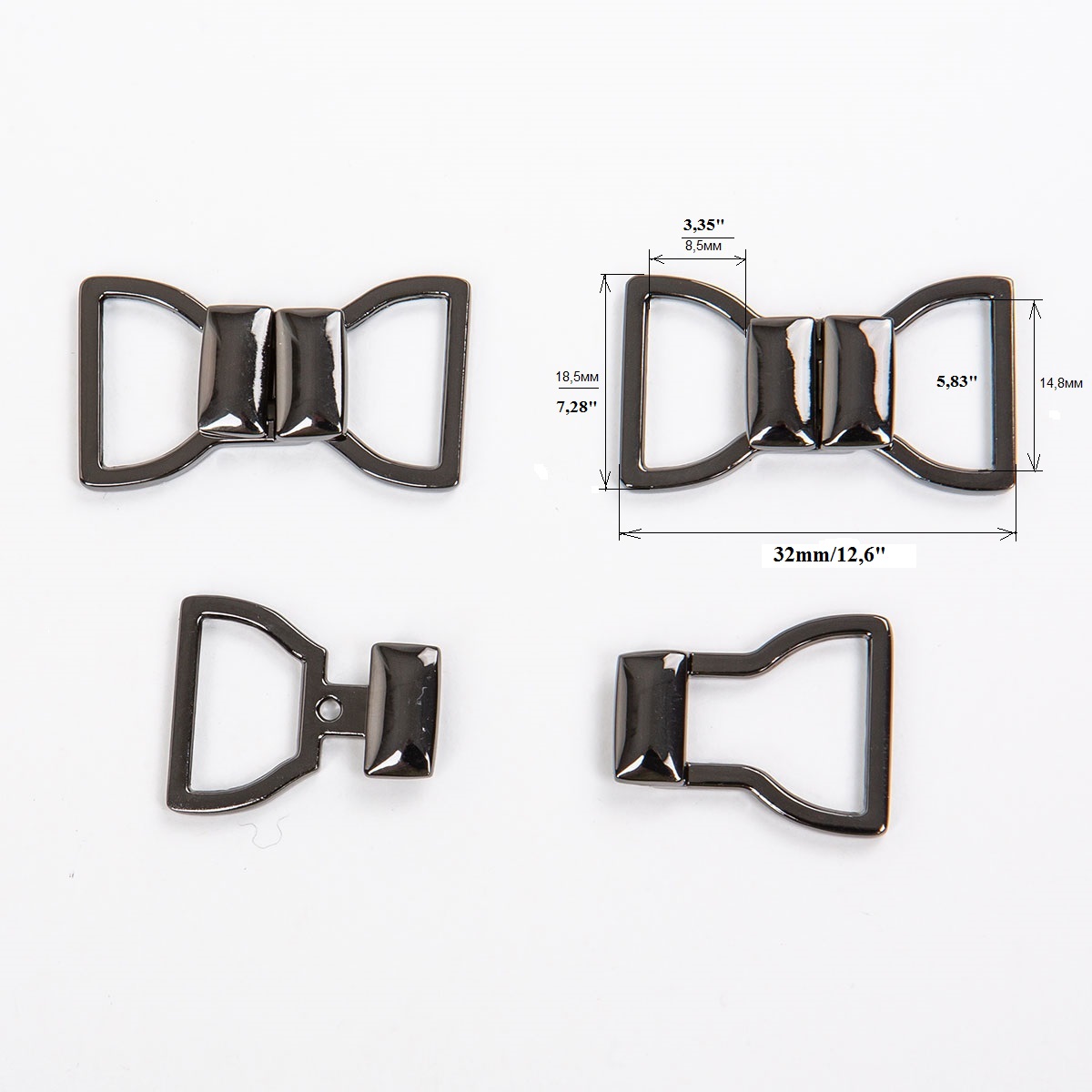 Metal clasp for a swimsuit. Inspire Uplift