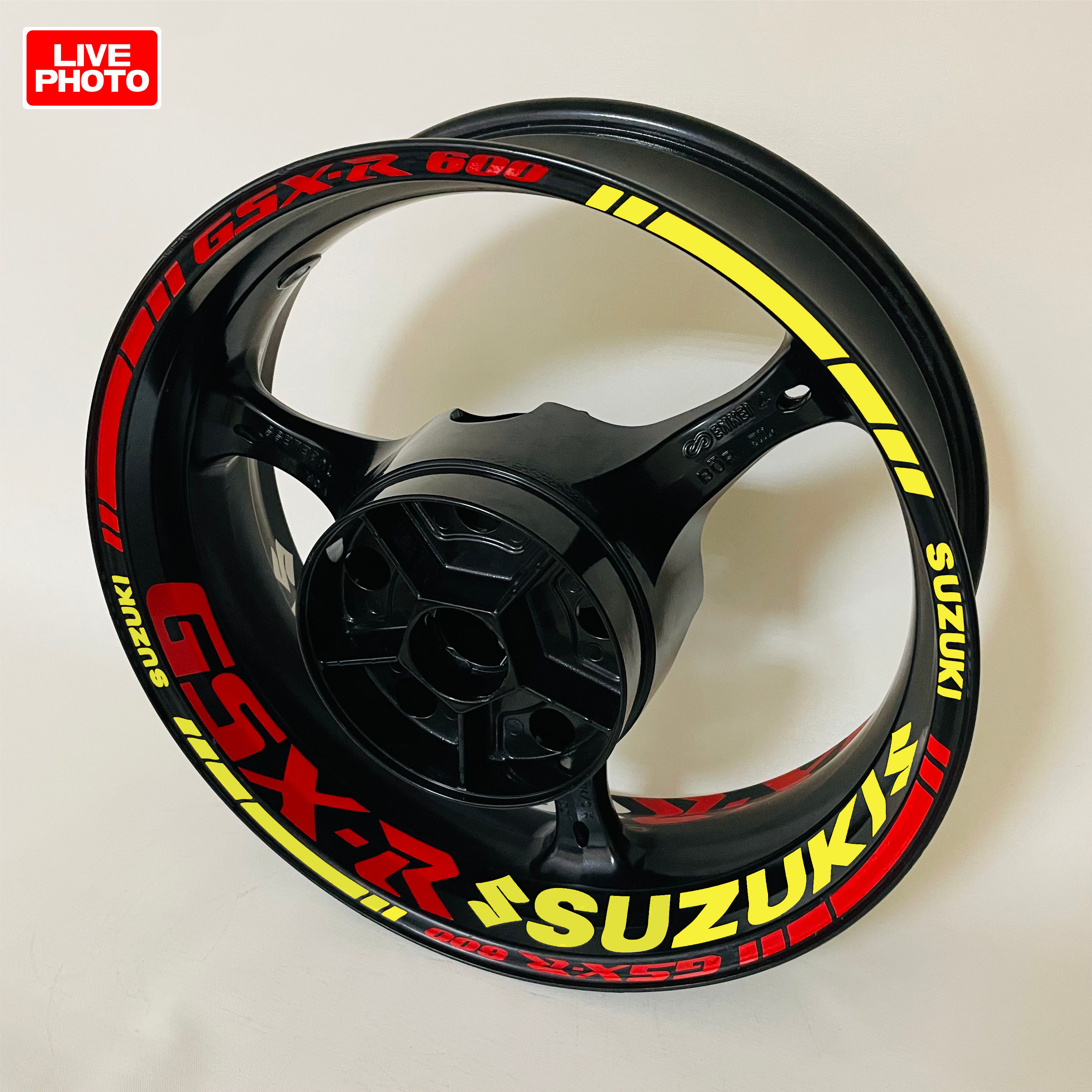Suzuki GsxR 750 Wheel Decals Rim Stripes Motorcycle Wheel Stickers Rim