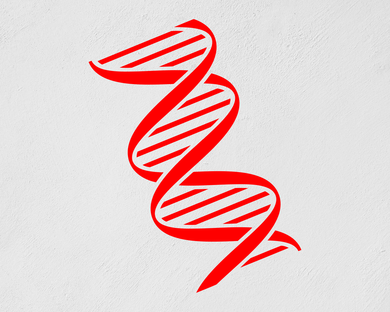 Helix DNA Code, Human Chromosome, Medicin, Wall Sticker Vinyl Decal Mural Art Decor - 35x45/Red