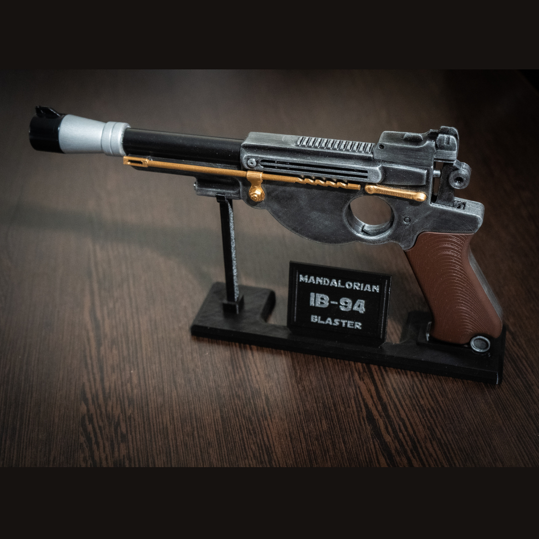 The Mandalorian Blaster 3D Printed DIY Kit Replica Movie Star Wars Prop