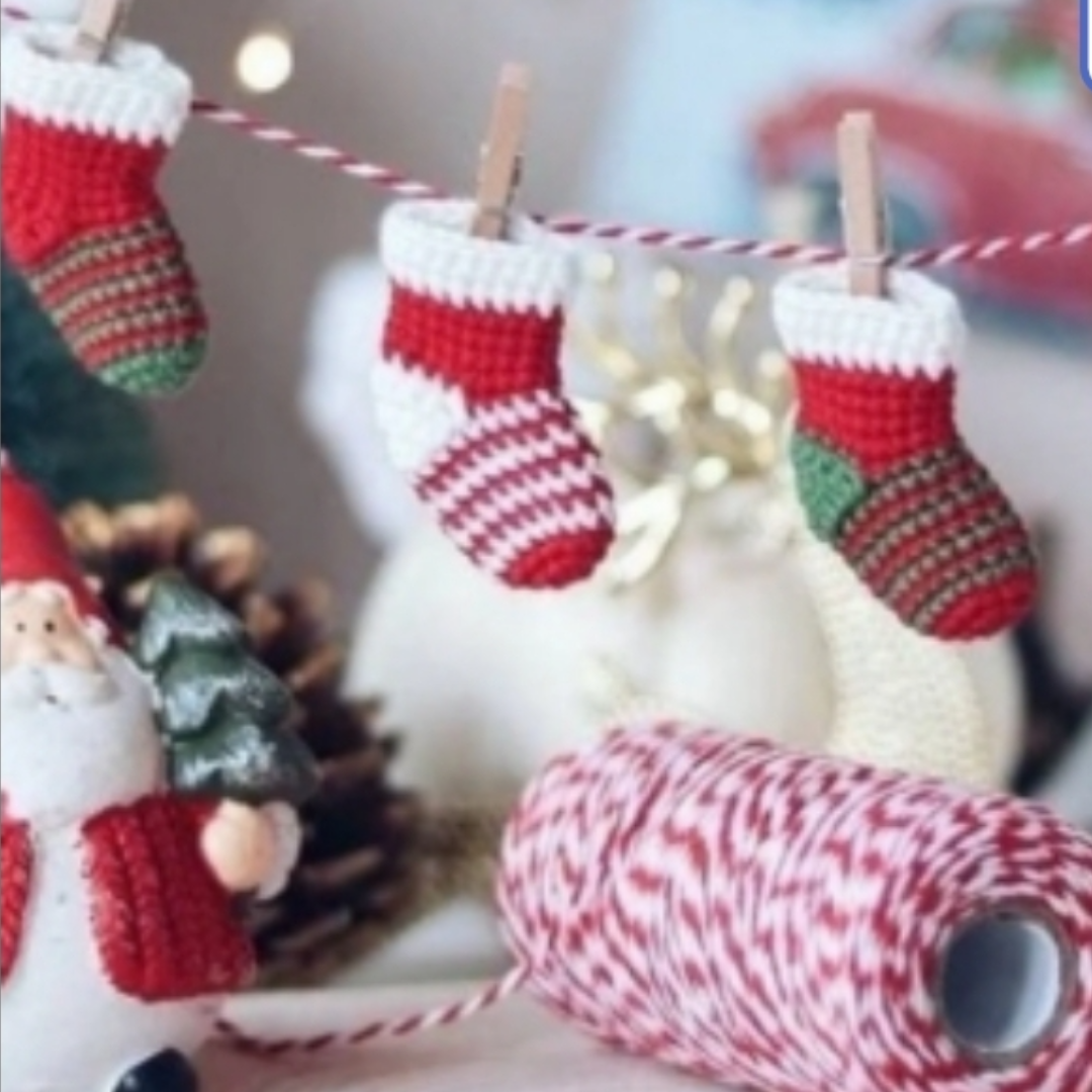 How to crochet a Christmas garland in pdf format Inspire Uplift