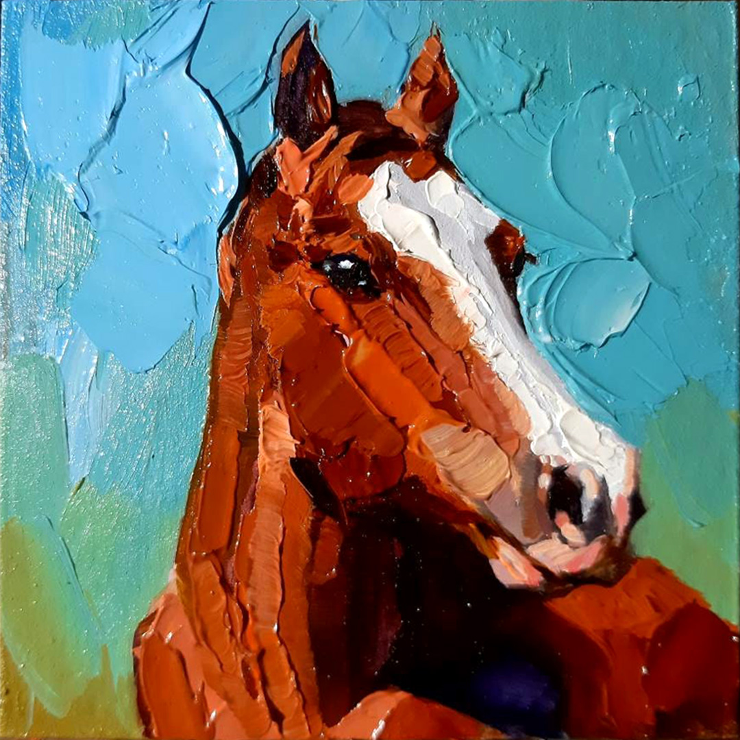 Eye Cats Original Oil Painting Pet Portrait Animal Painting Wall Art 6