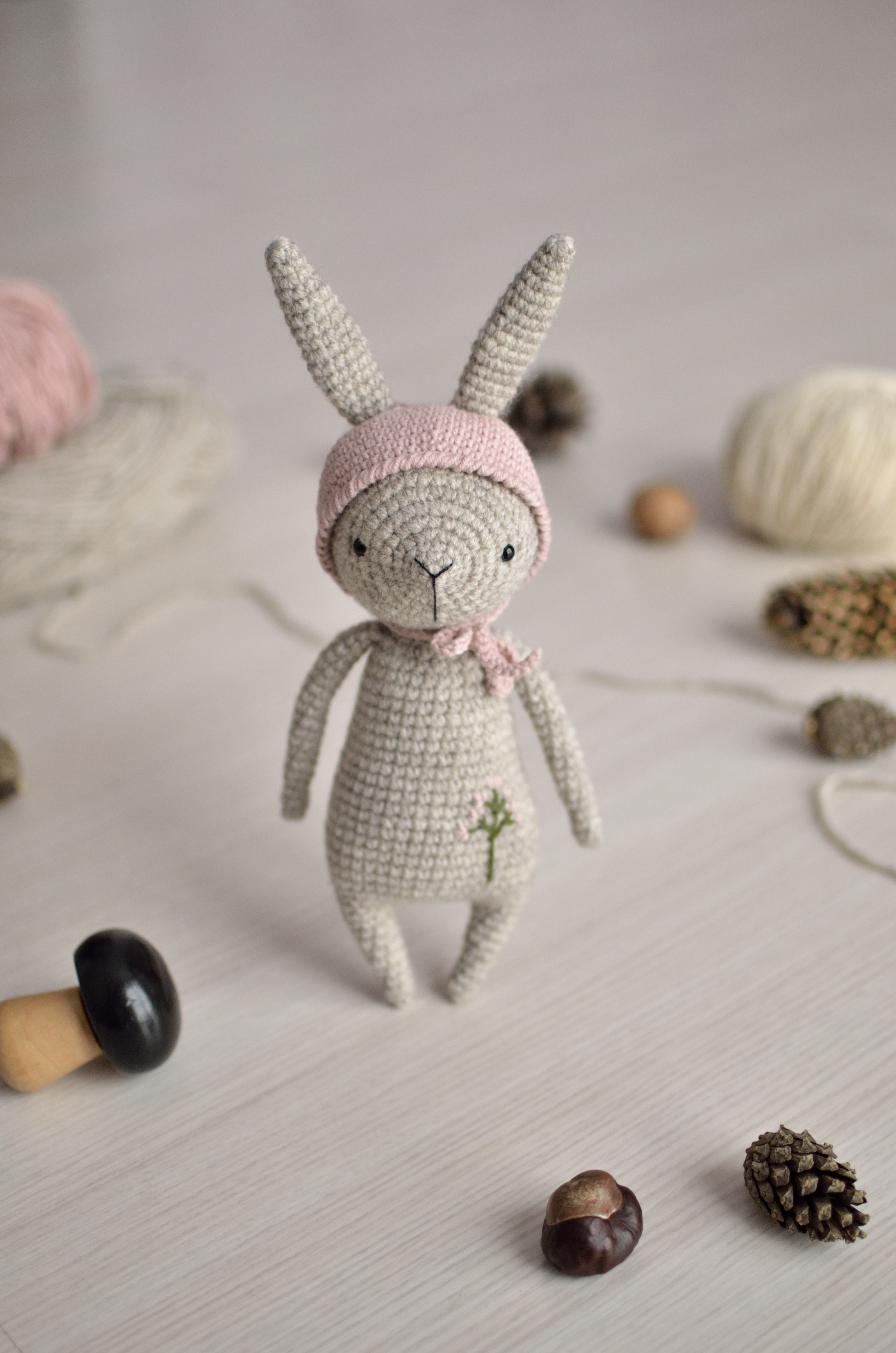 Joy Bunny – Handmade Crochet Bunny, Crochet Animal Rabbit Toy