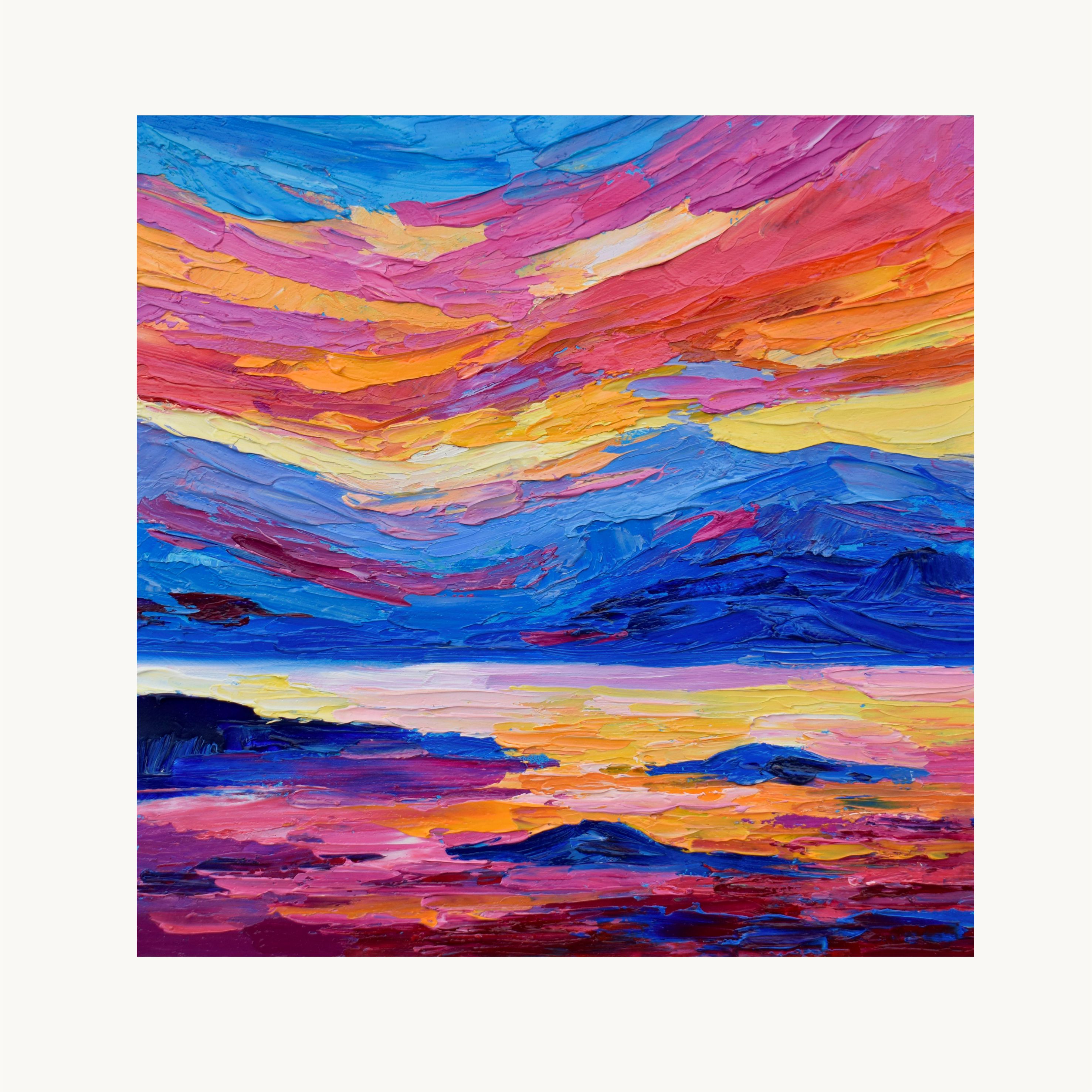 Hawaii Painting Coastal Original art 7 by 7 inches Seascape Inspire