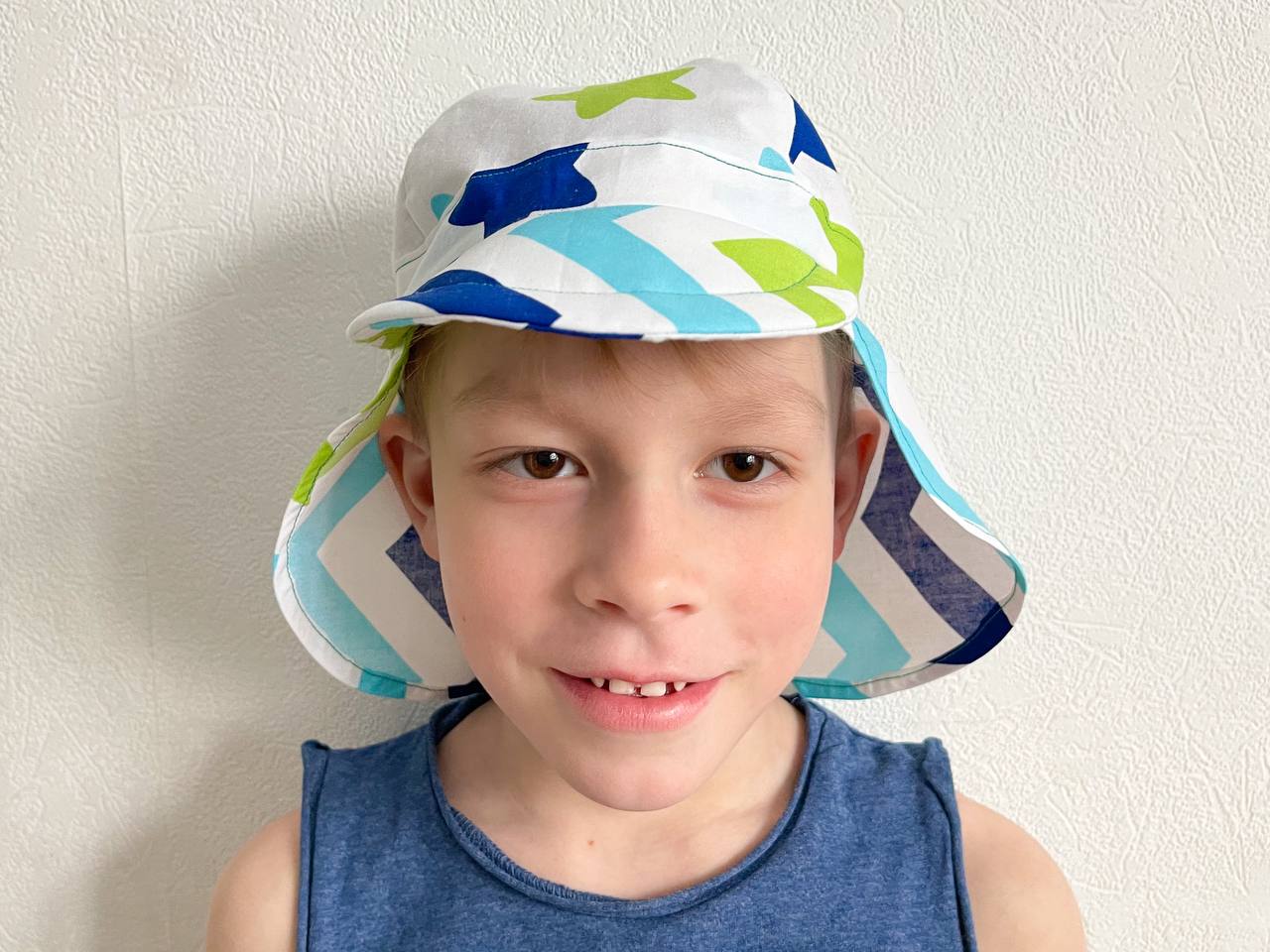 Kids Sun Hat With Neck Protection Sewing Pattern, Toddler Su Inspire