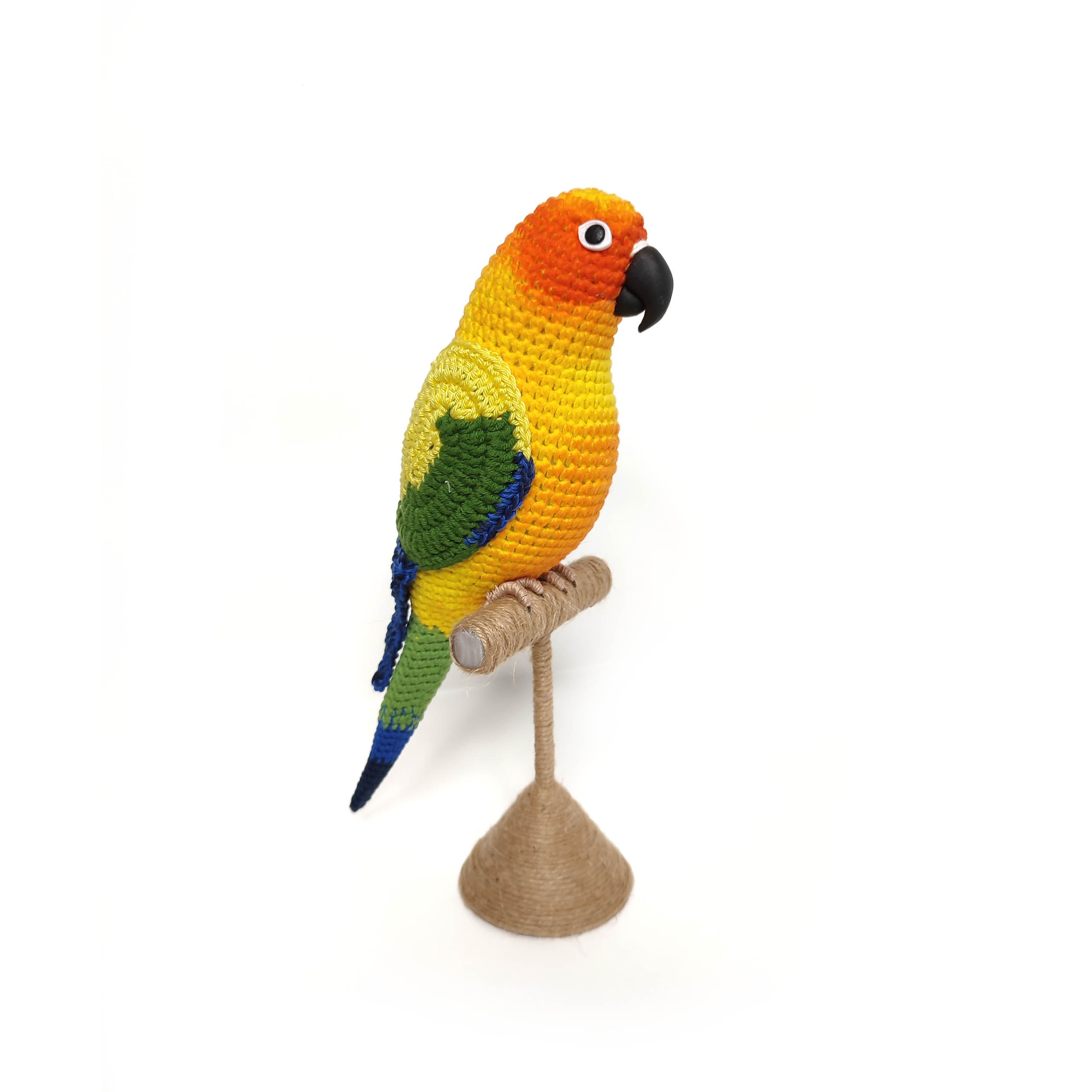 stuffed sun conure