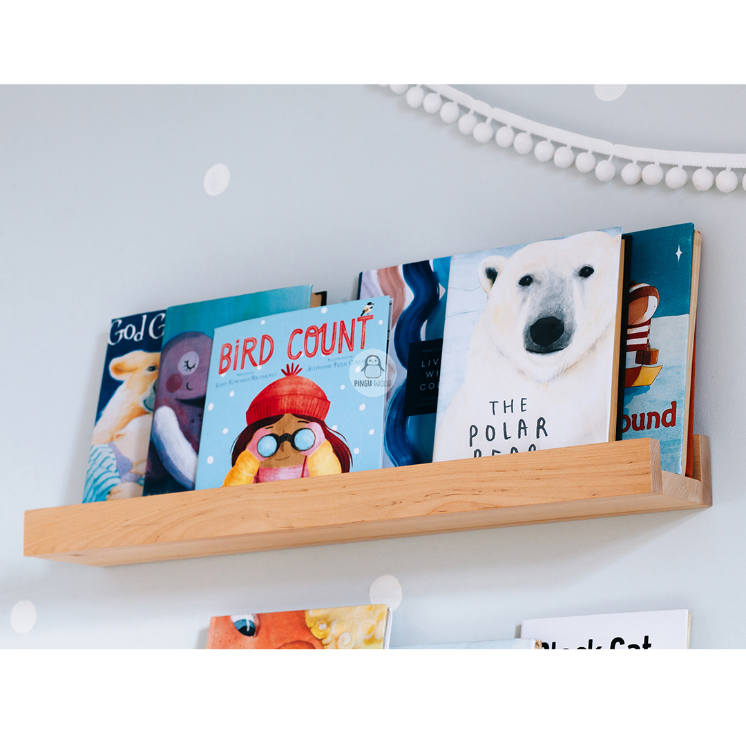 One Floating Nursery Book shelf, Floating Shelf, Picture Led Inspire