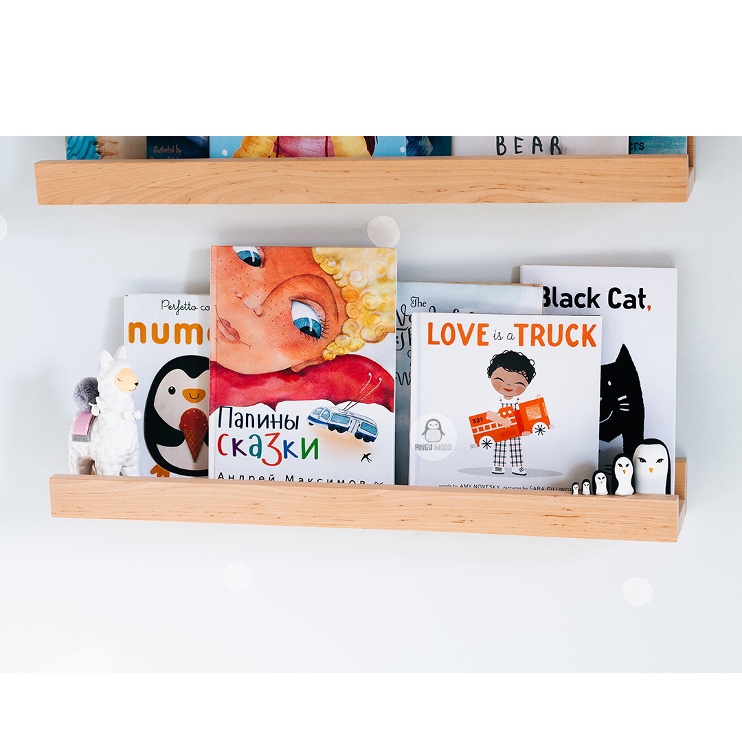 One Floating Nursery Book shelf, Floating Shelf, Picture Led Inspire