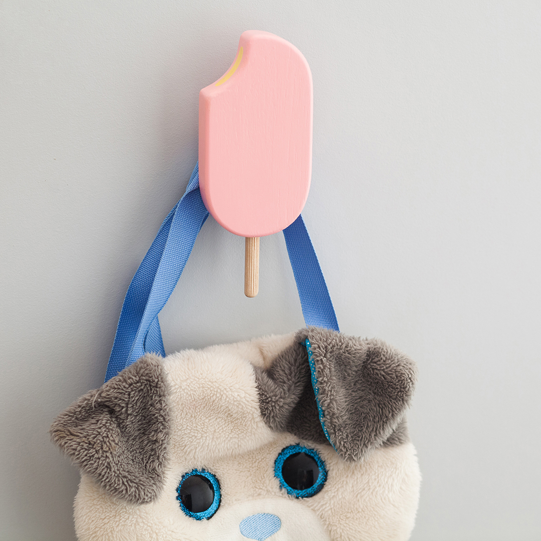 Set of 3 Kids Wall Hooks, Kids Room Wall Decor, Dress Hanger - Inspire Uplift