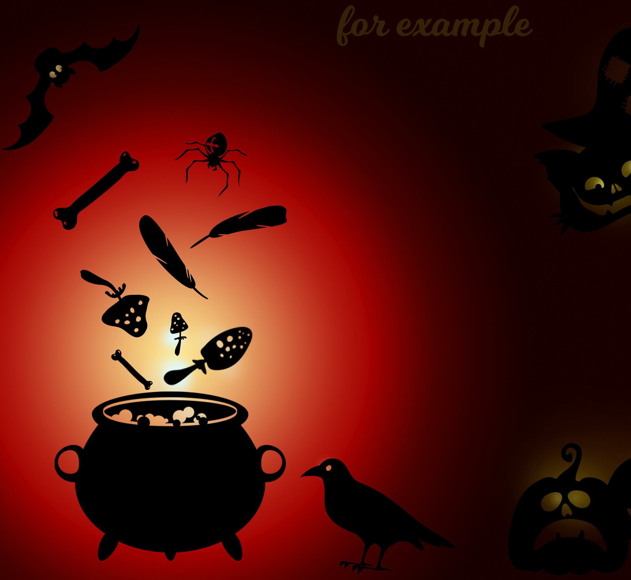 Halloween decor collection, 15 elements Inspire Uplift