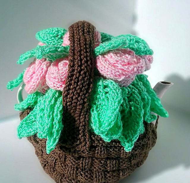 Knit tea cozy pattern pdf, Home decor knitting pattern Inspire Uplift