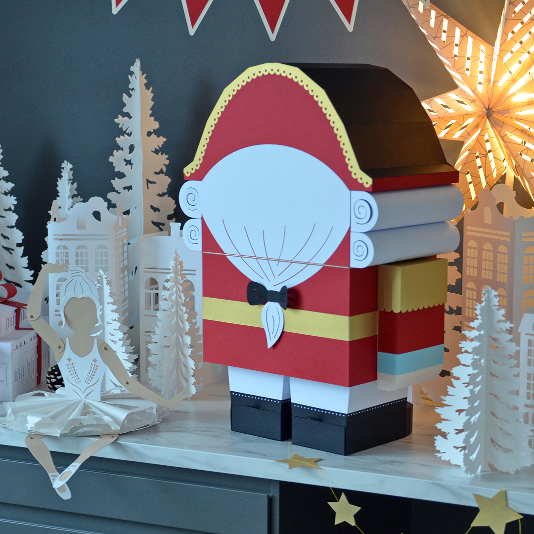 Christmas Calendar Clever Creations Wooden Christmas Nutcracker Advent