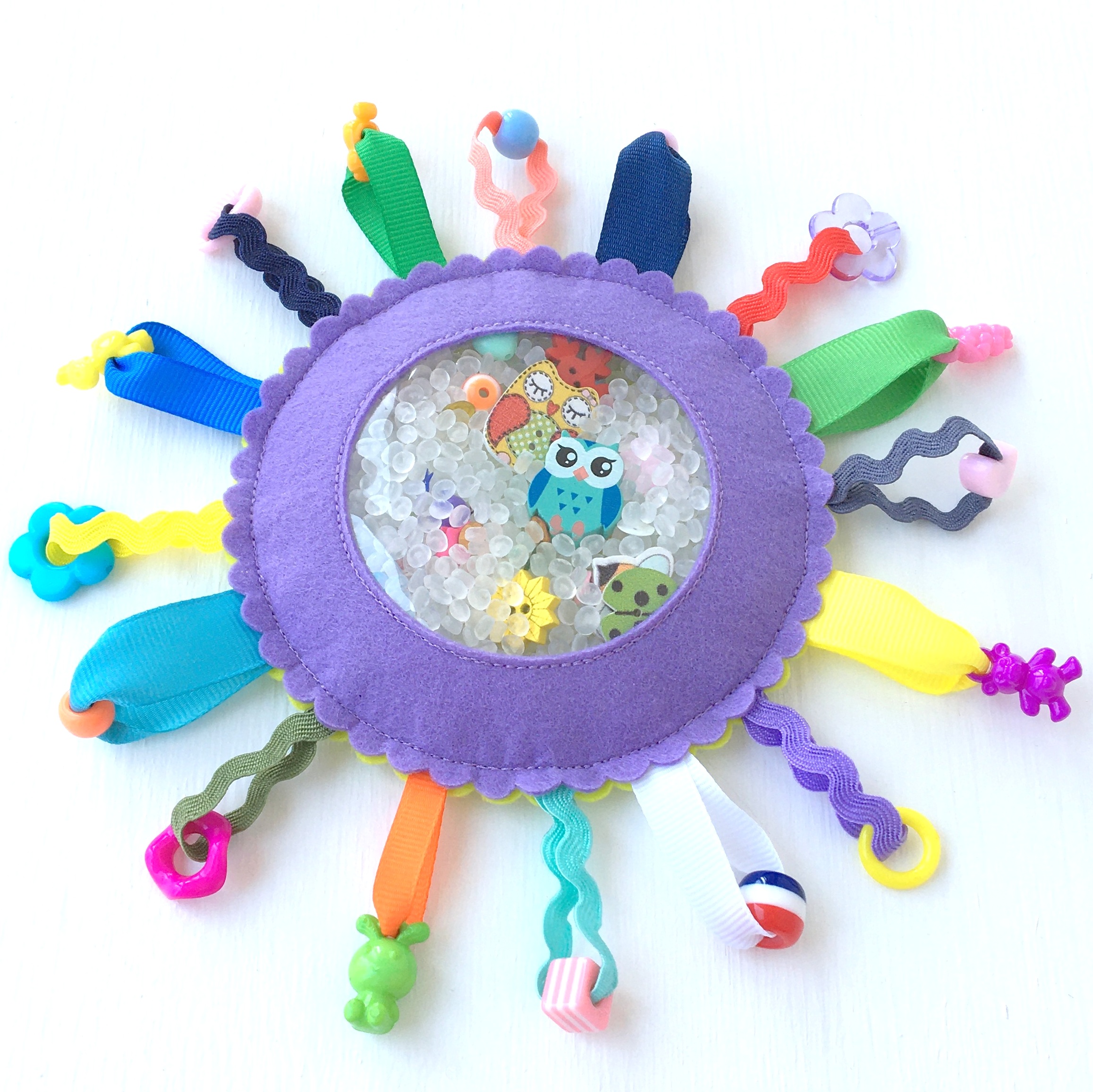 Sensory toy for toddler, One year old baby gift, Travel baby Inspire