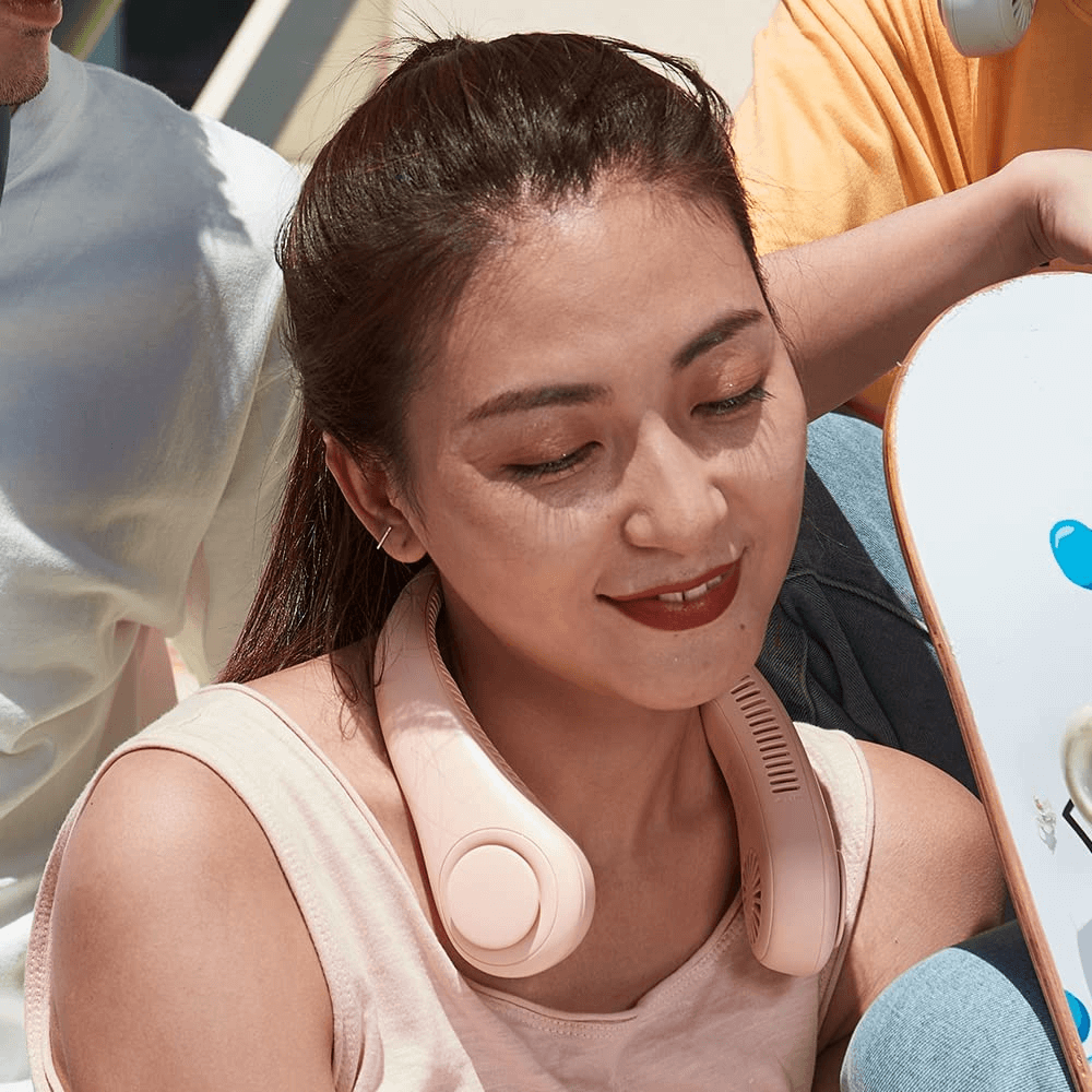 Wearable Neck Fan with 2400 Rechargeable mAh battery Inspire Uplift