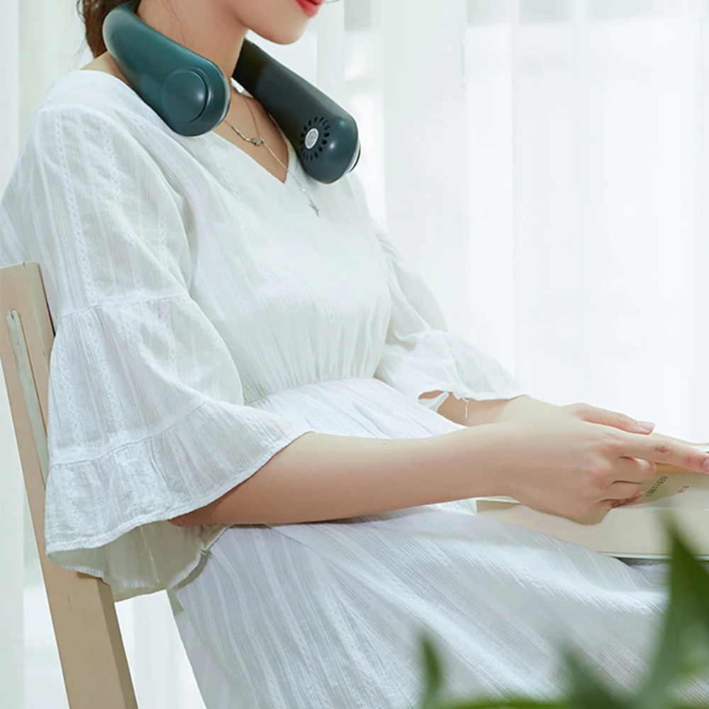 Wearable Neck Fan with 2400 Rechargeable mAh battery Inspire Uplift