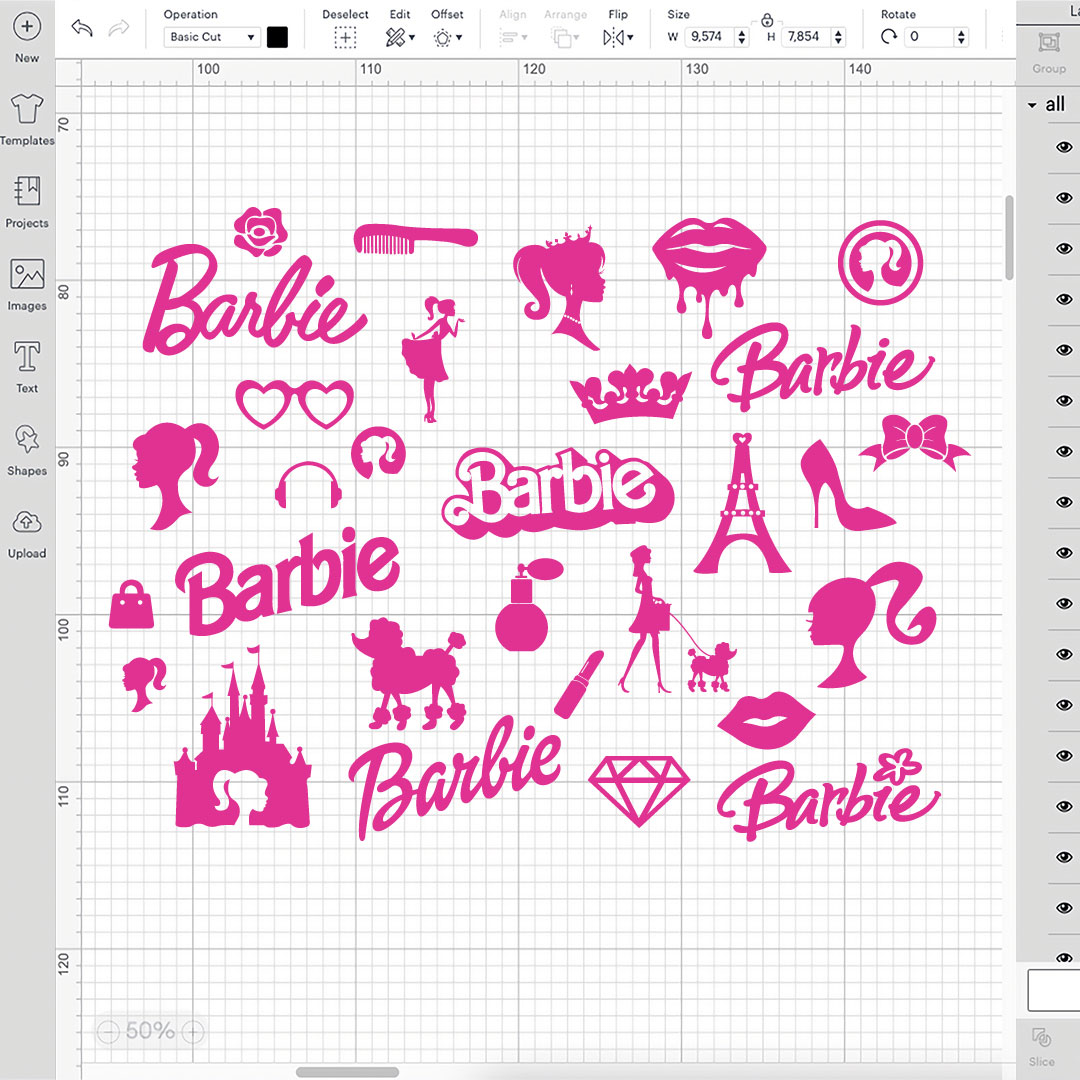 Barbie Bundle Svg Barbie Vector Barbie Logo Barbie Birthday Barbie
